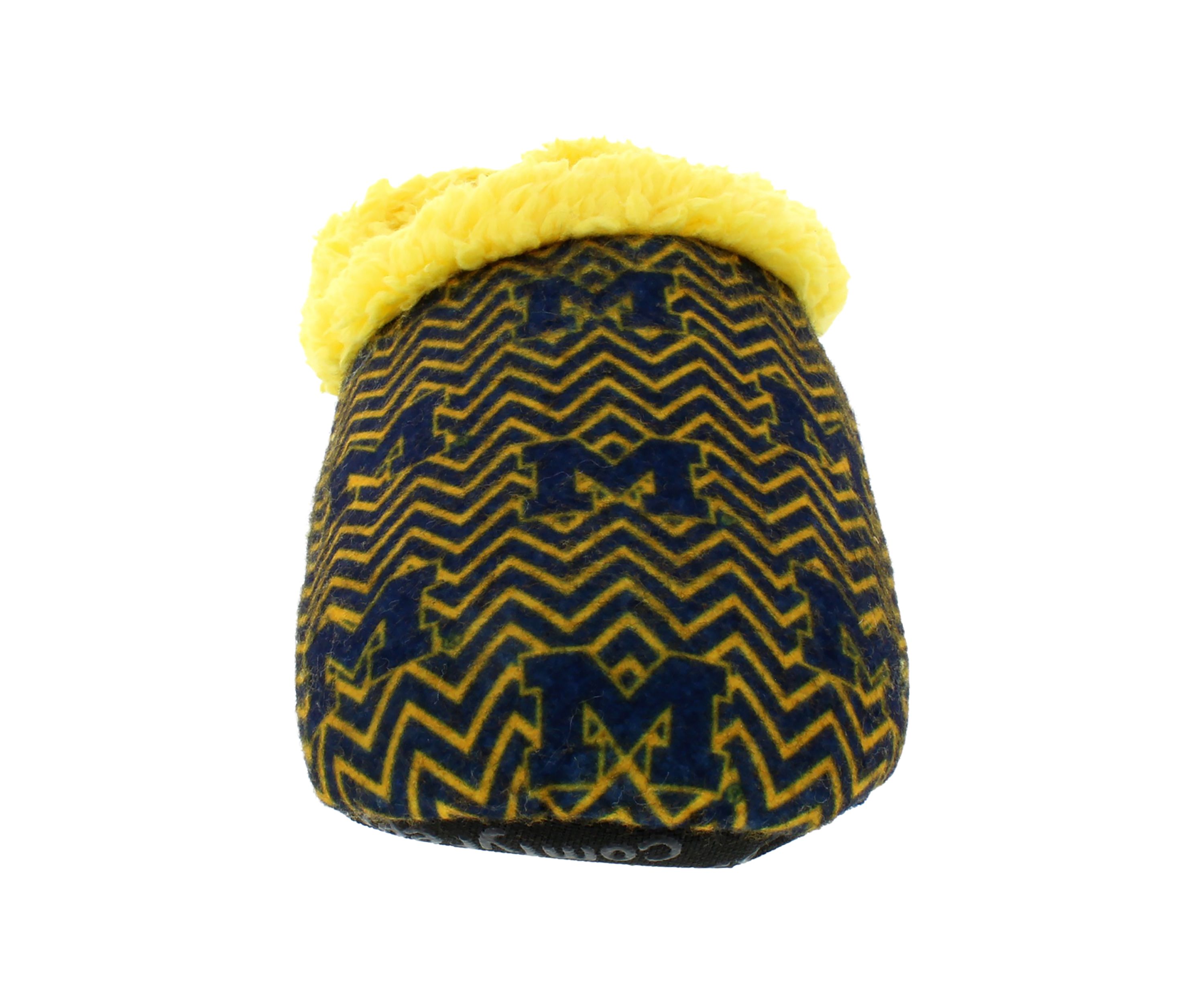 NCAA Michigan Wolverines Chevron Slip On Slippers