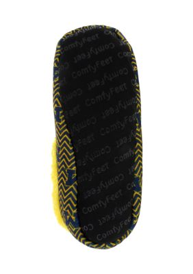 NCAA Michigan Wolverines Chevron Slip On Slippers