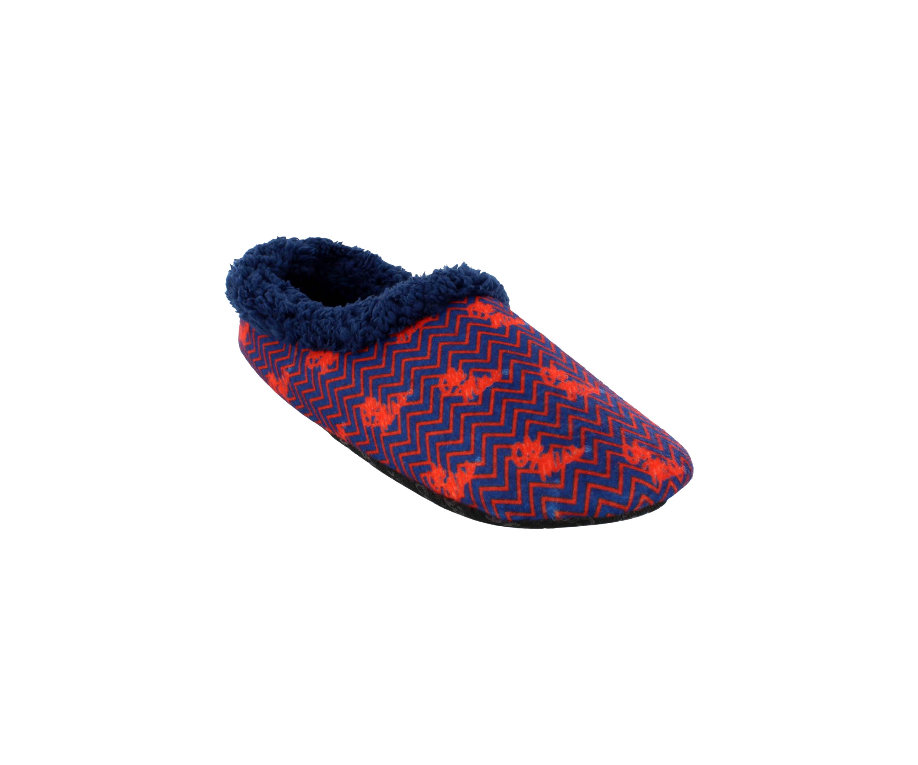 NCAA Ole Miss Rebels Chevron Slip On Slippers
