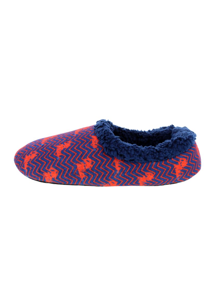 NCAA Ole Miss Rebels Chevron Slip On Slippers