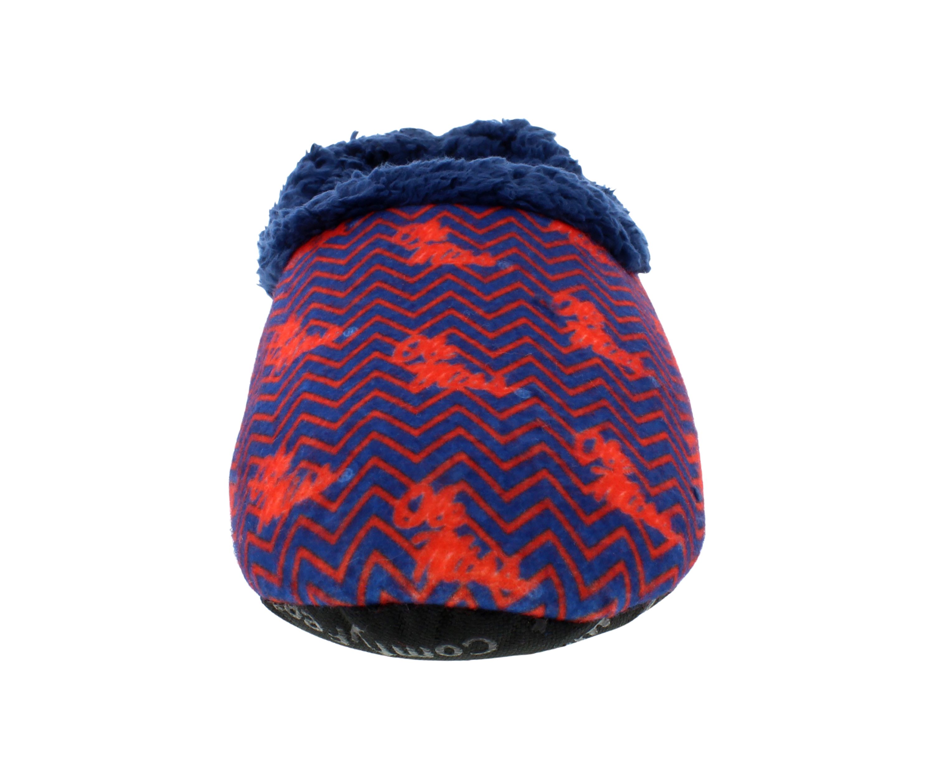 NCAA Ole Miss Rebels Chevron Slip On Slippers