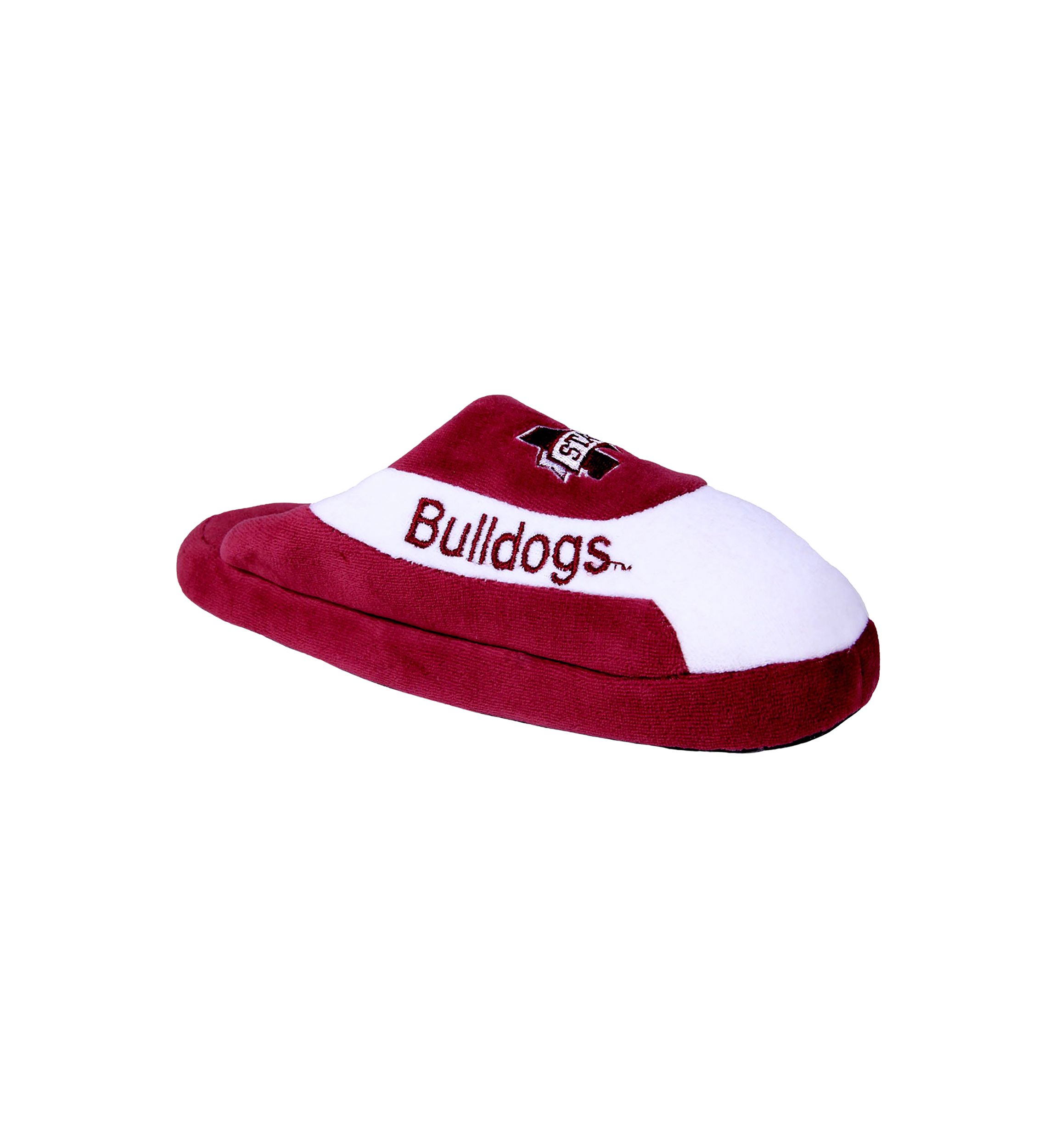 NCAA Mississippi State Bulldogs Low Pro Stripe Slip On Slippers