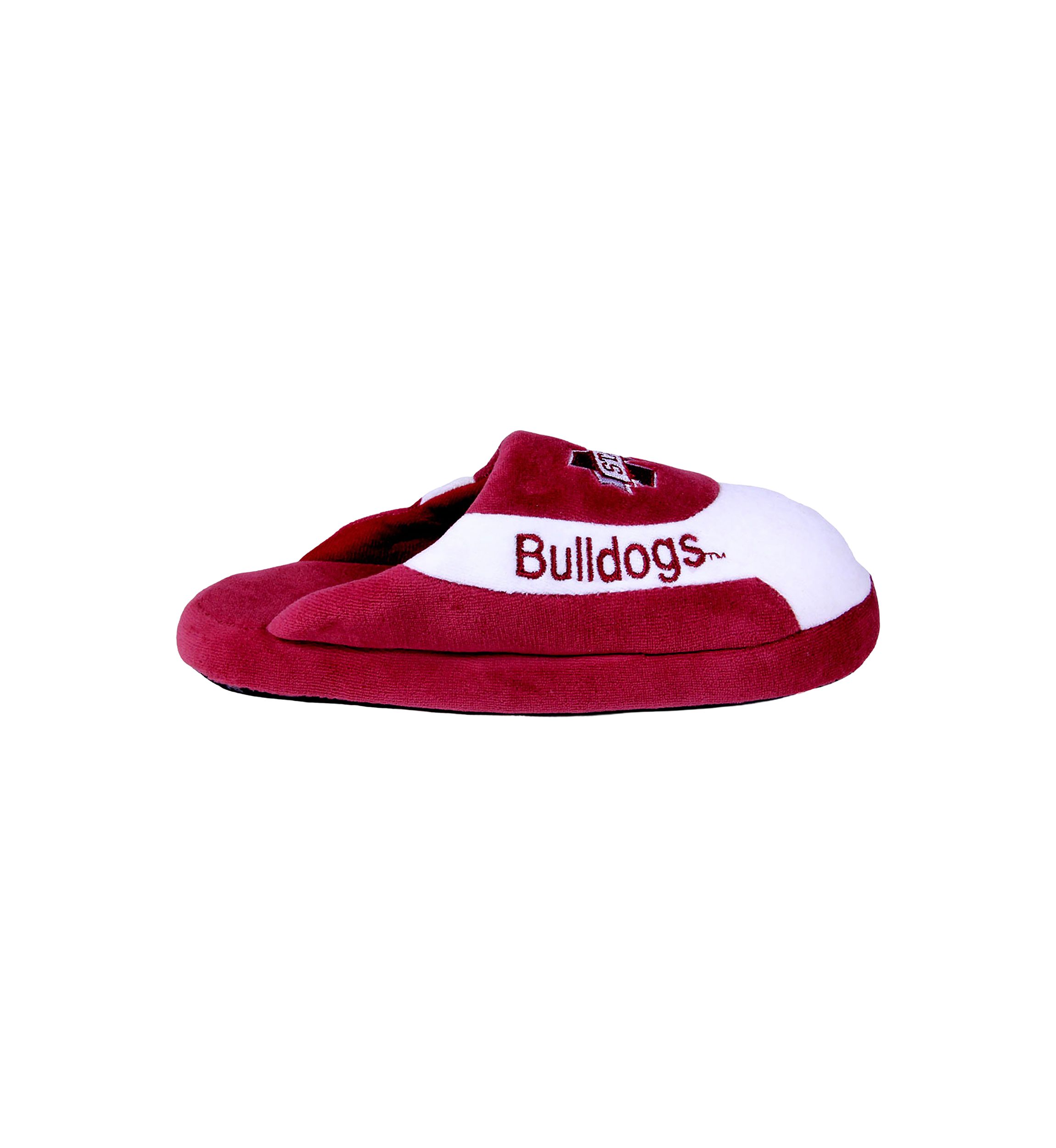NCAA Mississippi State Bulldogs Low Pro Stripe Slip On Slippers