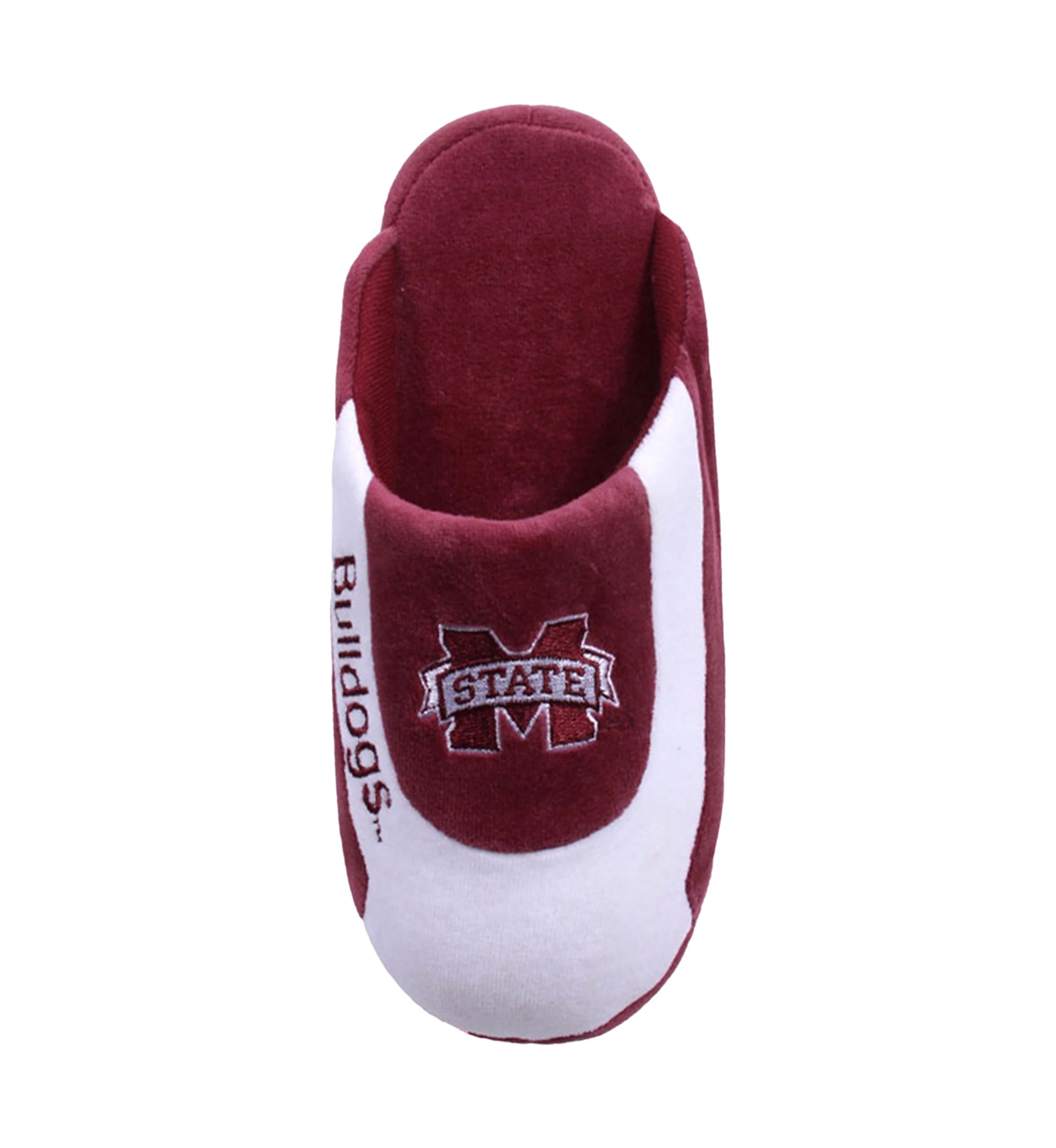 NCAA Mississippi State Bulldogs Low Pro Stripe Slip On Slippers