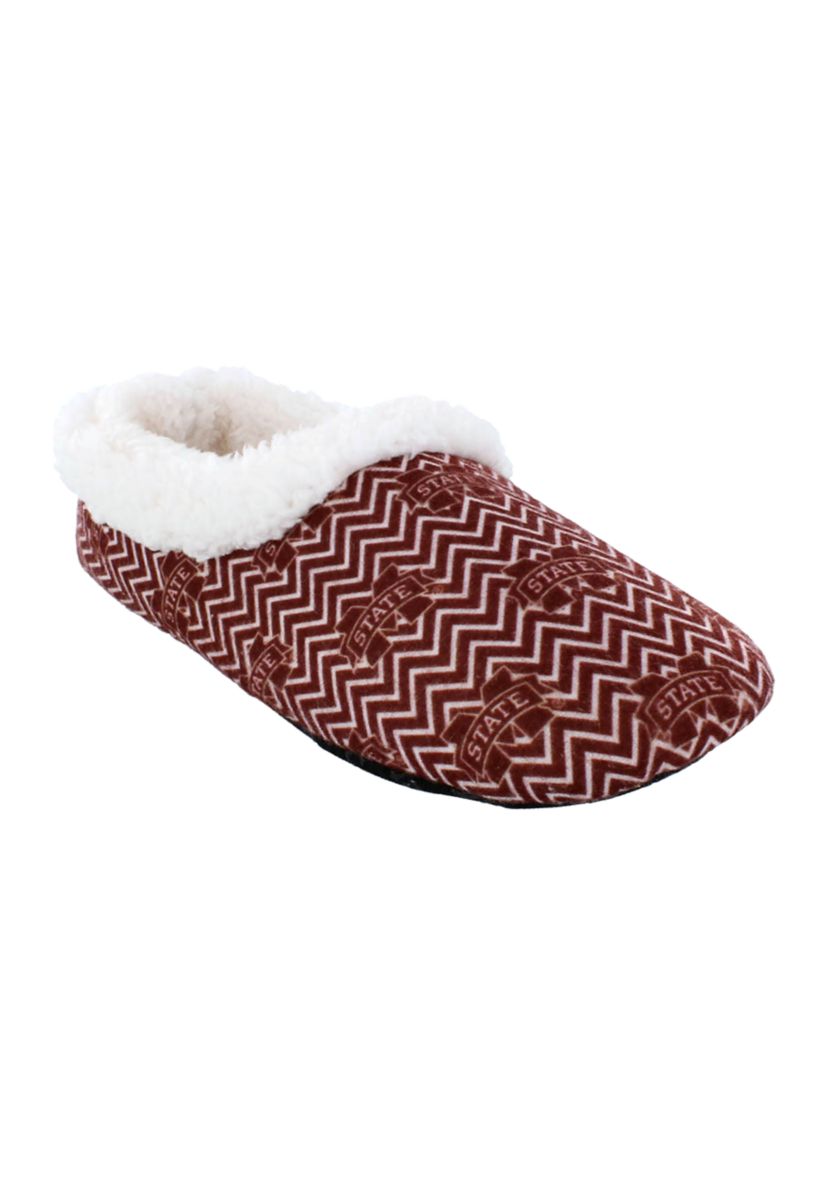 NCAA Mississippi State Bulldogs Chevron Slip On Slippers
