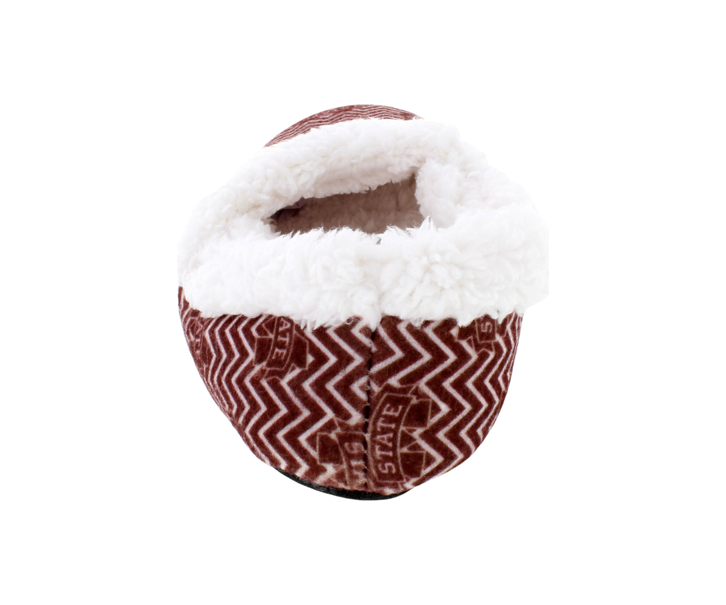 NCAA Mississippi State Bulldogs Chevron Slip On Slippers