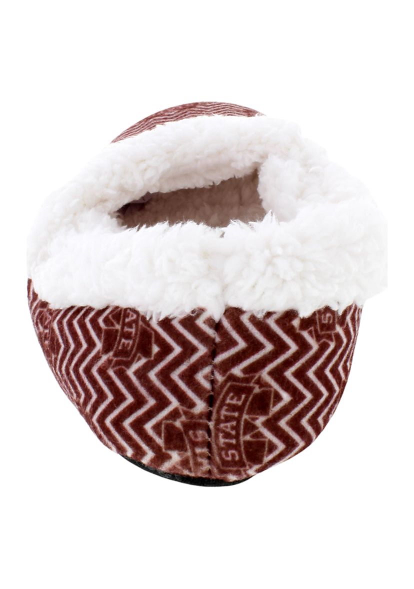 NCAA Mississippi State Bulldogs Chevron Slip On Slippers