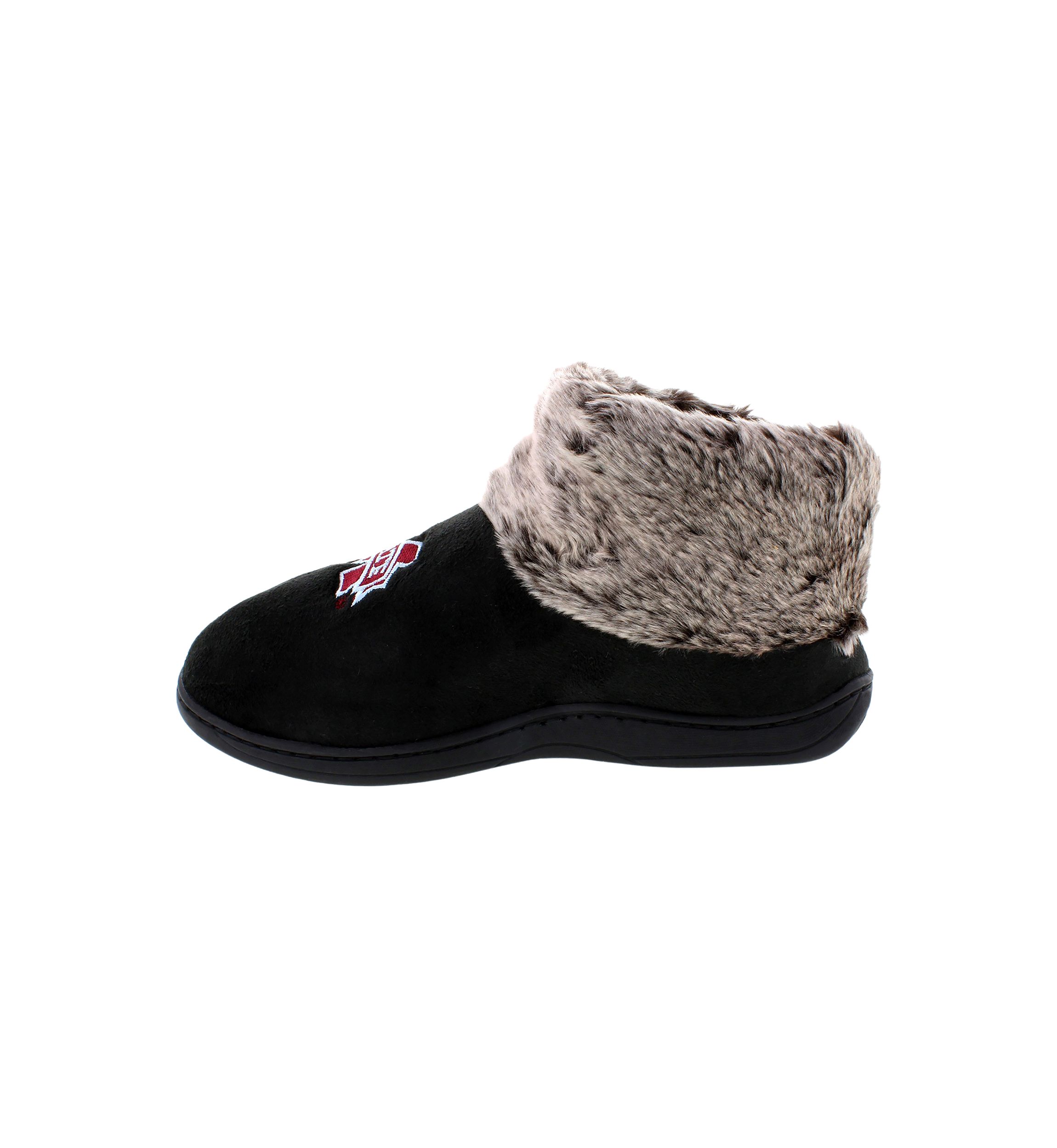 NCAA Mississippi State Bulldogs Faux Sheepskin Furry Top Slippers