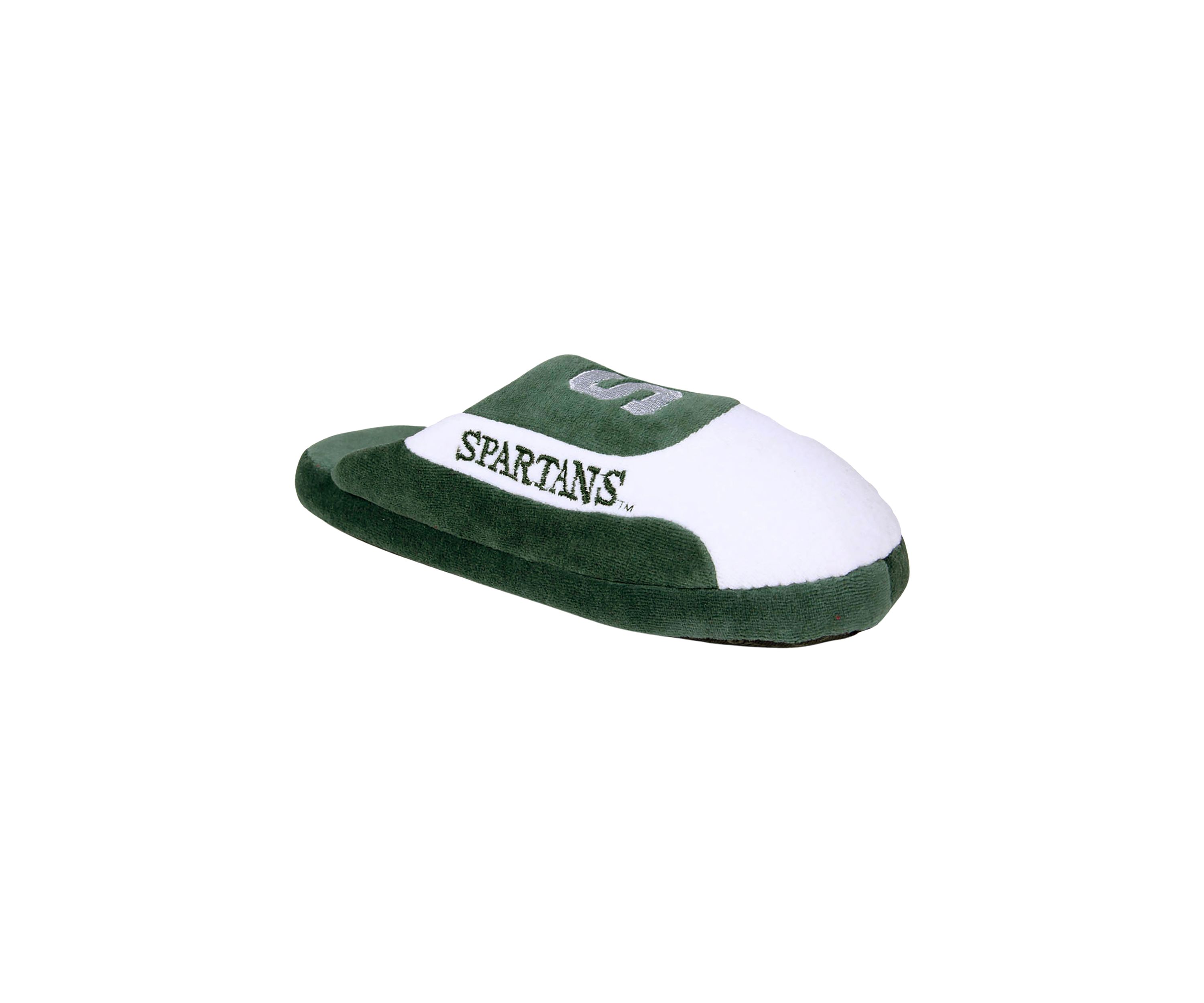 NCAA Michigan State Spartans Low Pro Stripe Slip On Slippers