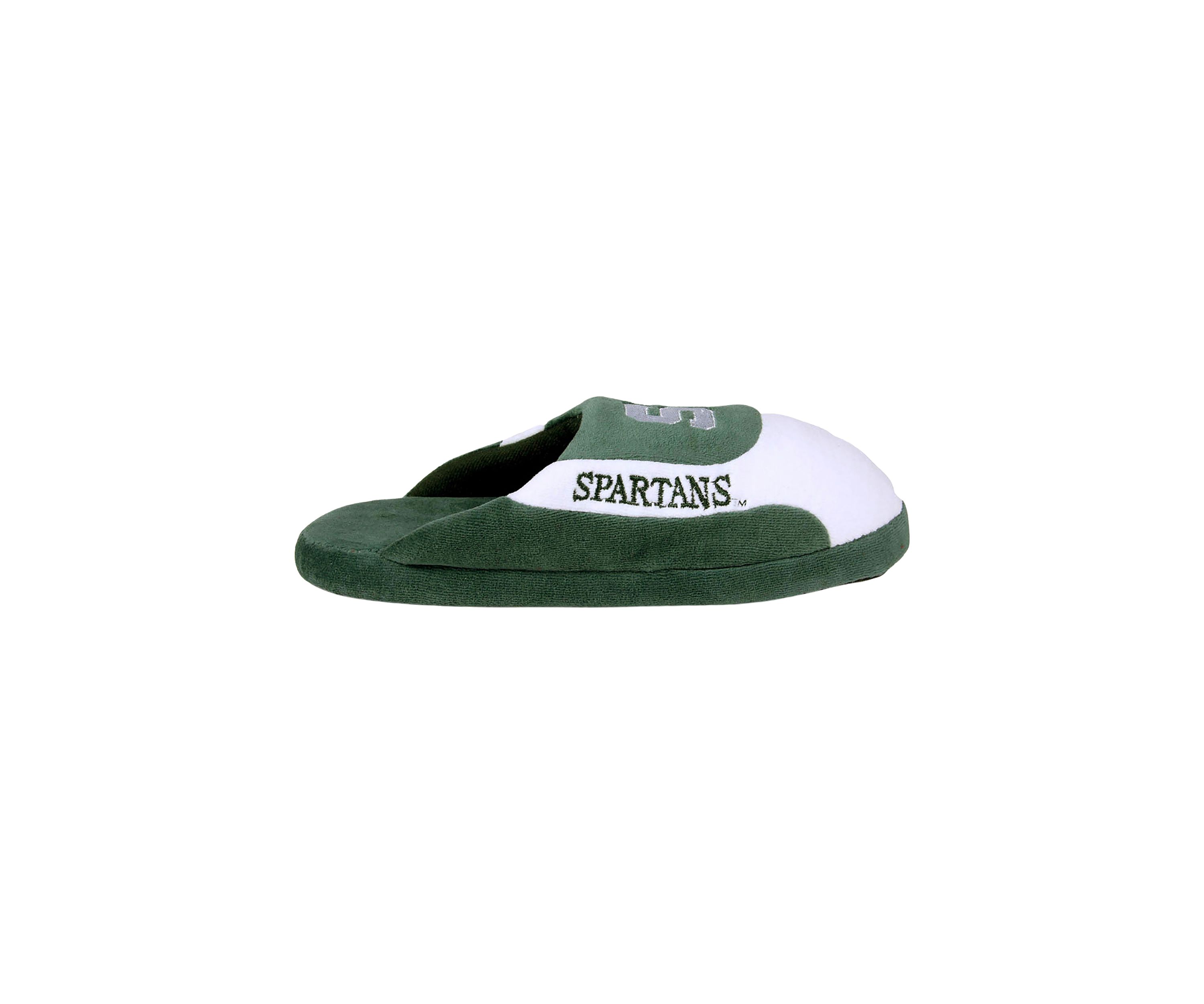 NCAA Michigan State Spartans Low Pro Stripe Slip On Slippers
