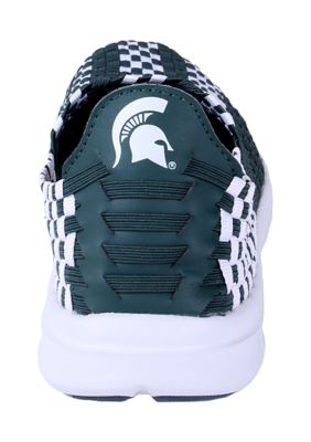 NCAA Michigan State Spartans Woven Colors Comfy Slip On Shoes