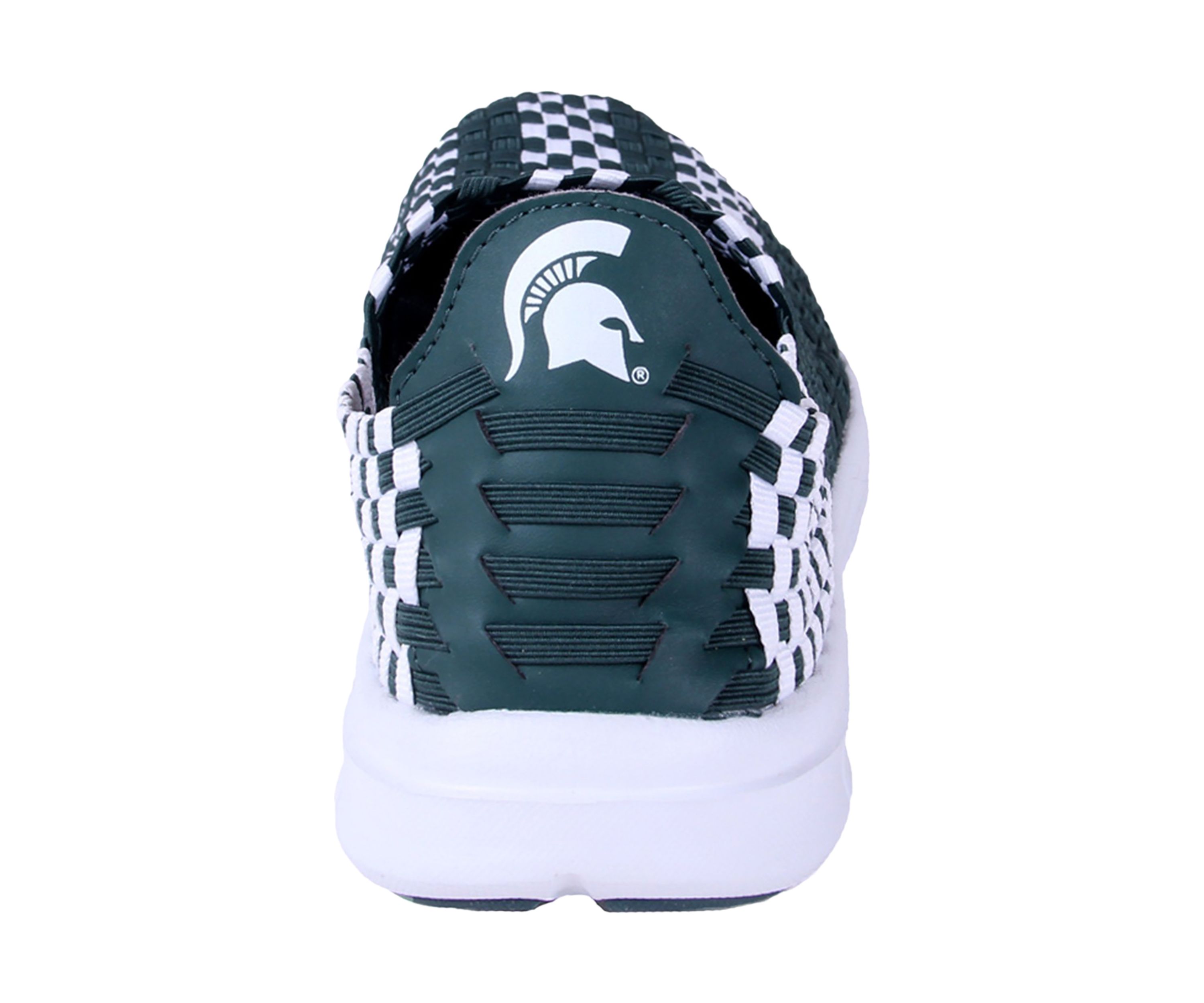 NCAA Michigan State Spartans Woven Colors Comfy Slip On Shoes