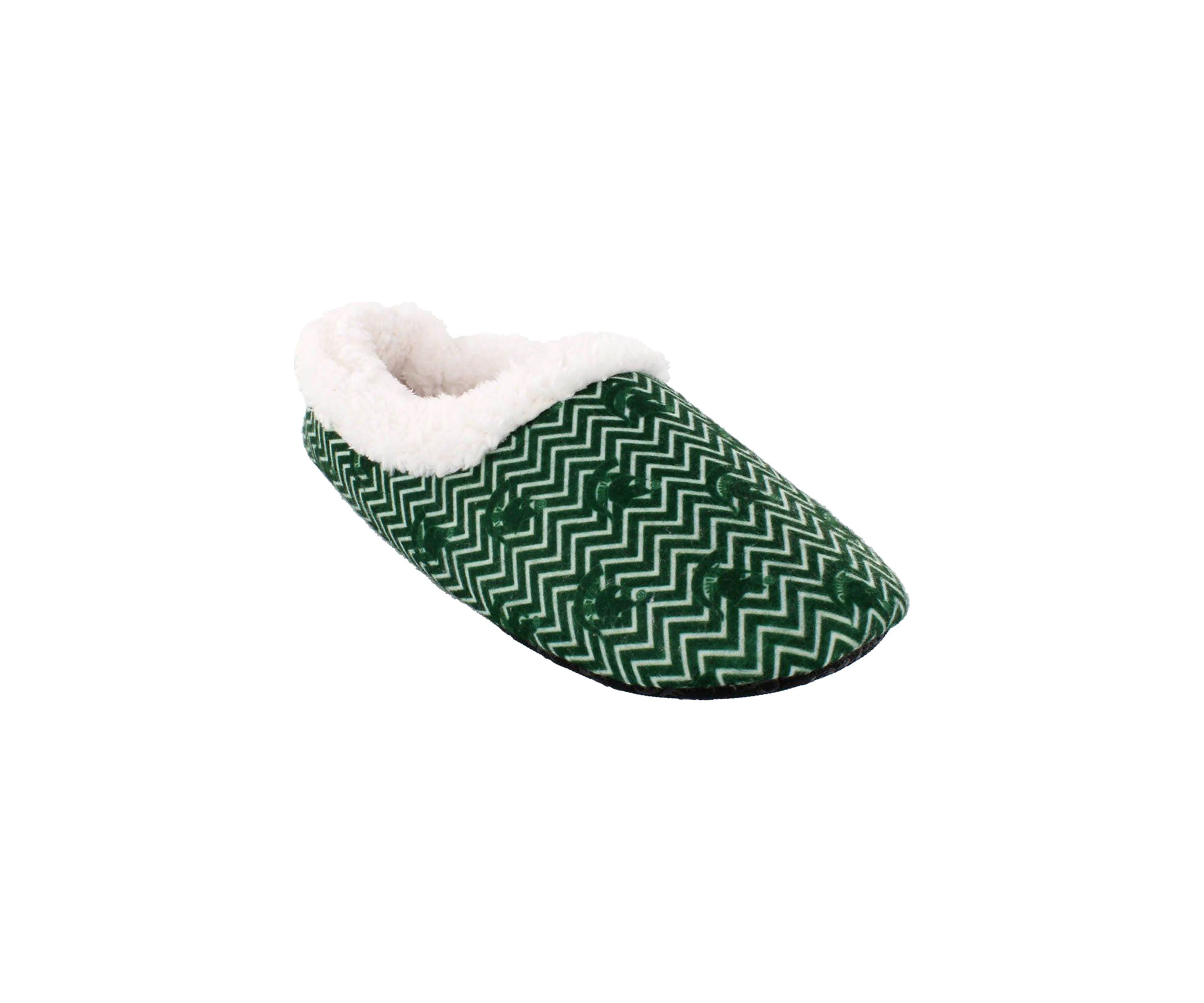 NCAA Michigan State Spartans Chevron Slip On Slippers