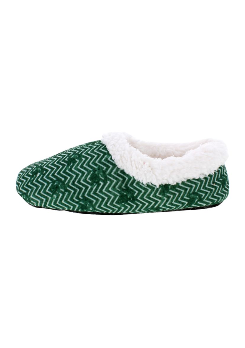 NCAA Michigan State Spartans Chevron Slip On Slippers