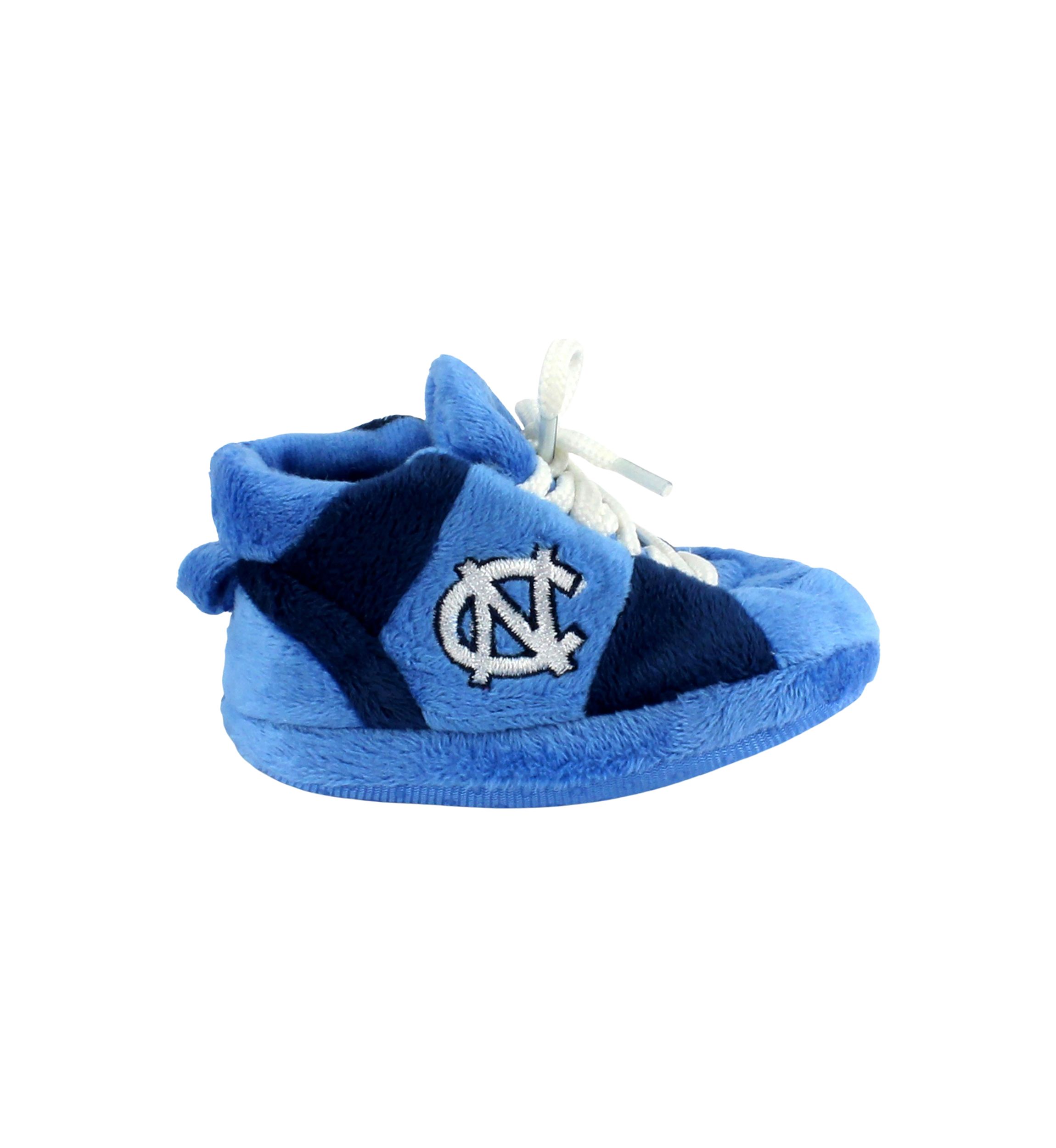 NCAA North Carolina Tar Heels Cute Baby Sneaker Slippers