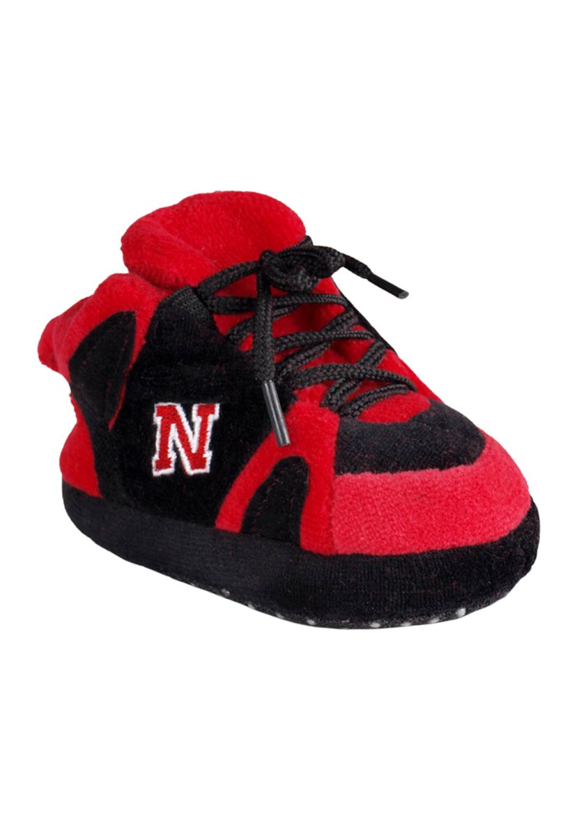 NCAA Nebraska Cornhuskers Cute Baby Sneaker Slippers
