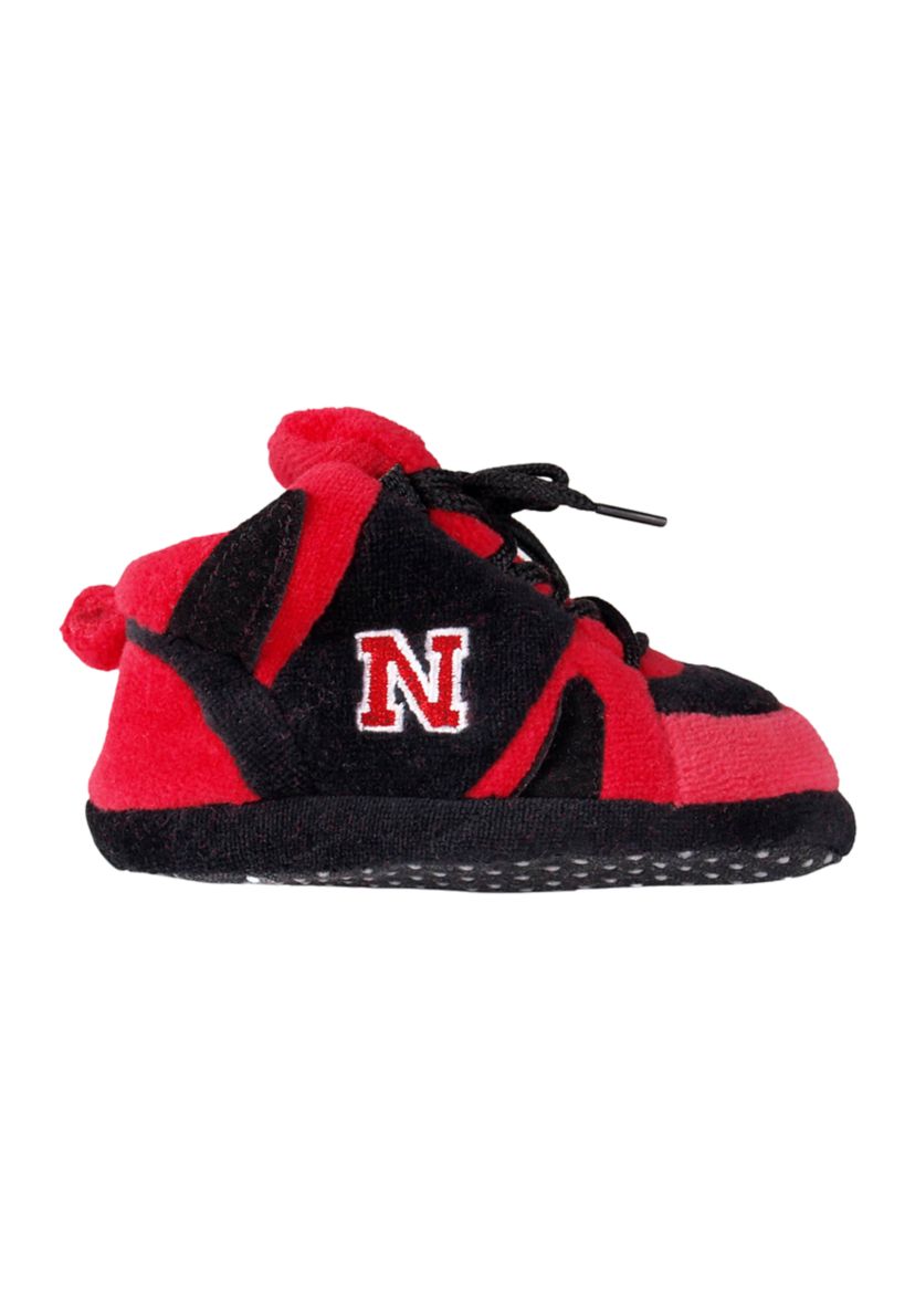 NCAA Nebraska Cornhuskers Cute Baby Sneaker Slippers