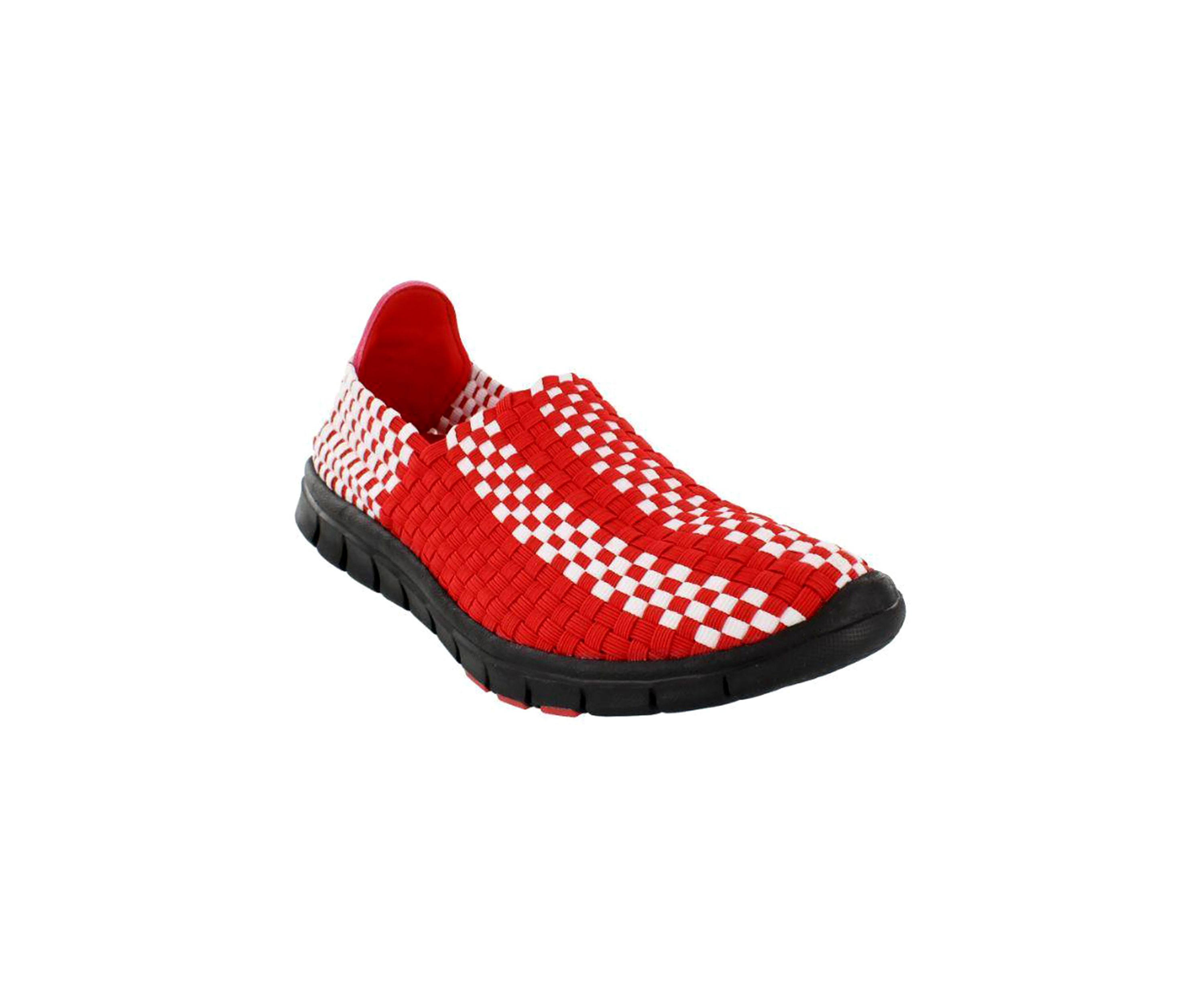 NCAA Nebraska Cornhuskers Woven Colors Comfy Slip On Shoes