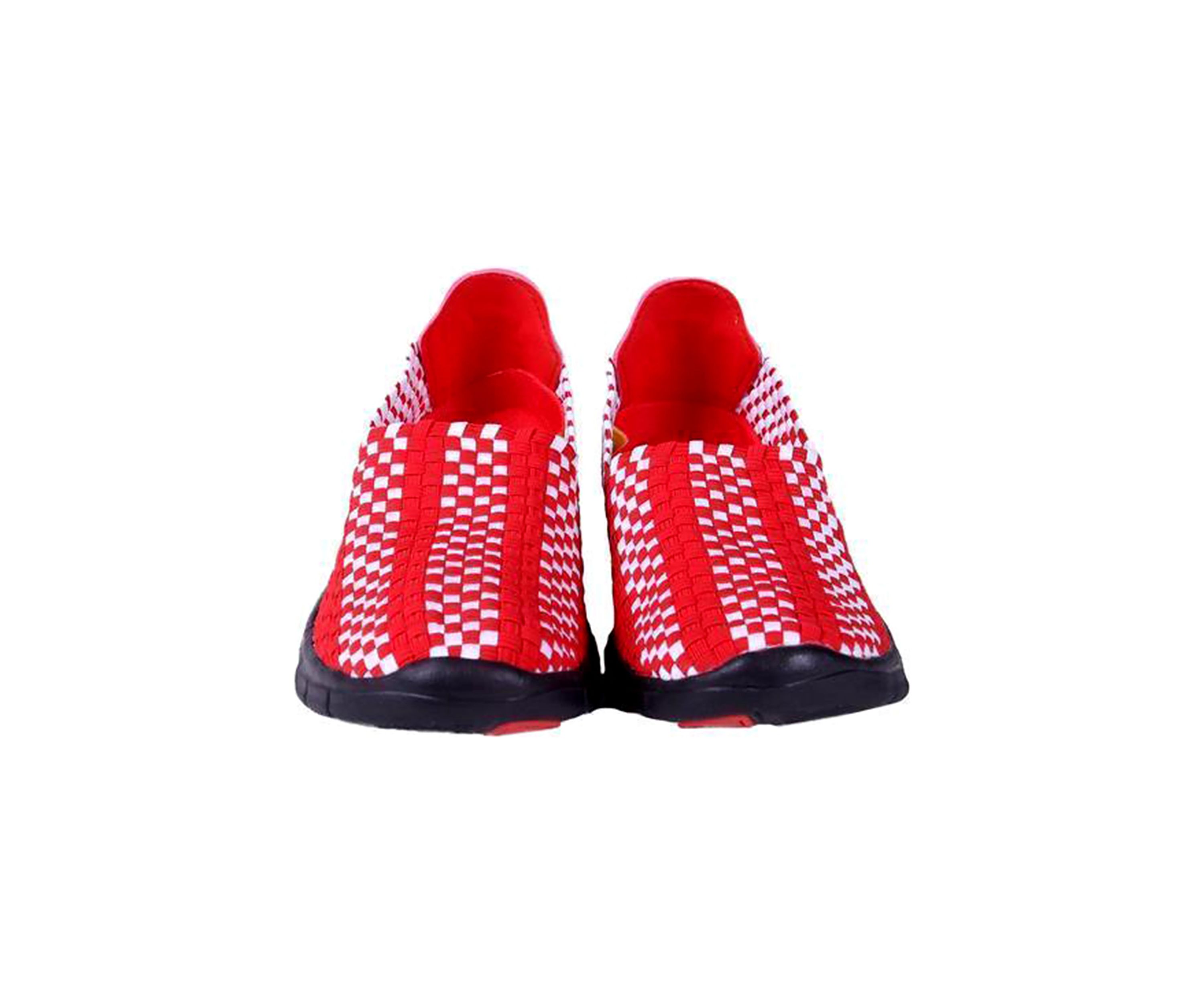 NCAA Nebraska Cornhuskers Woven Colors Comfy Slip On Shoes
