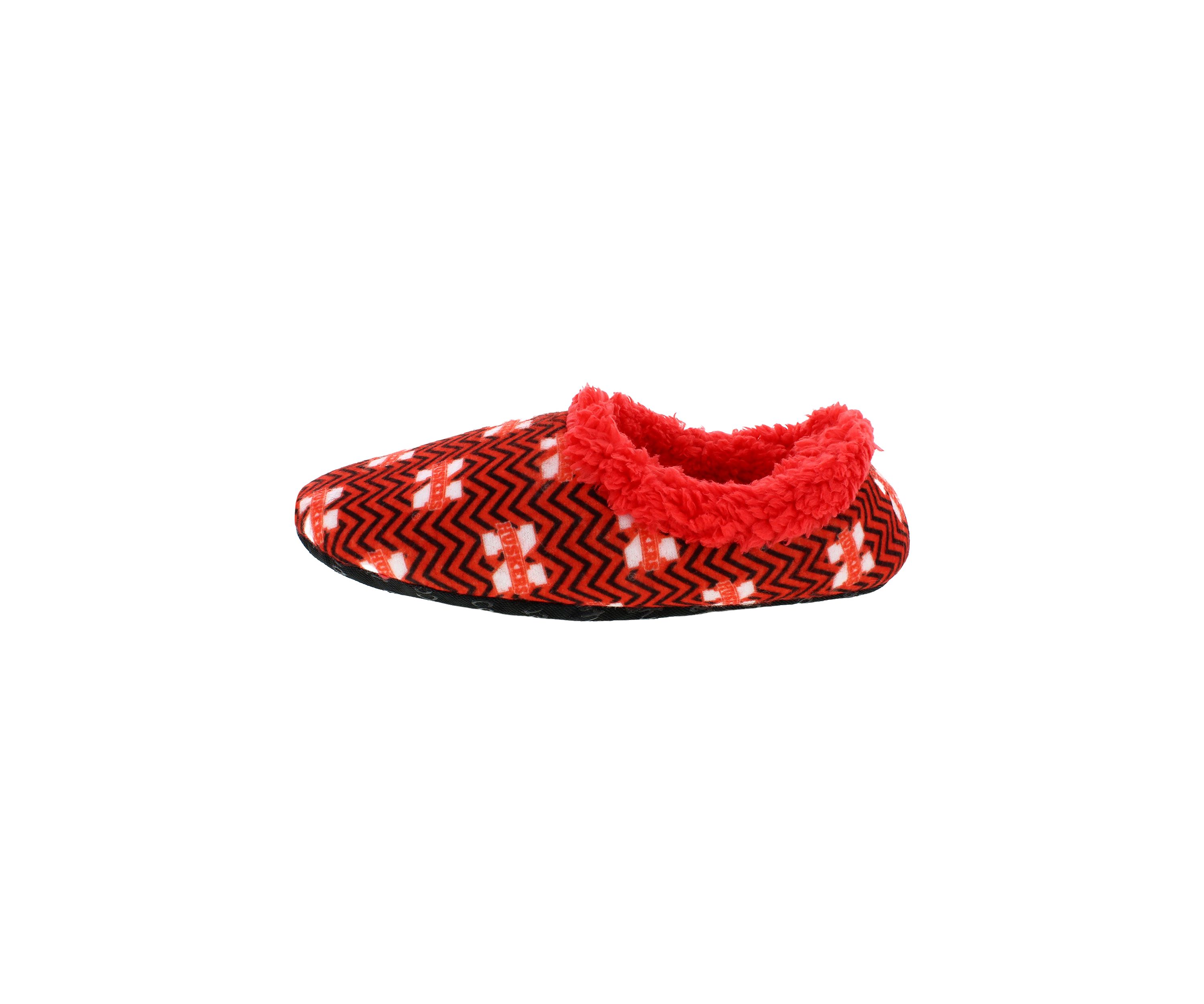 NCAA Nebraska Cornhuskers Chevron Slip On Slippers