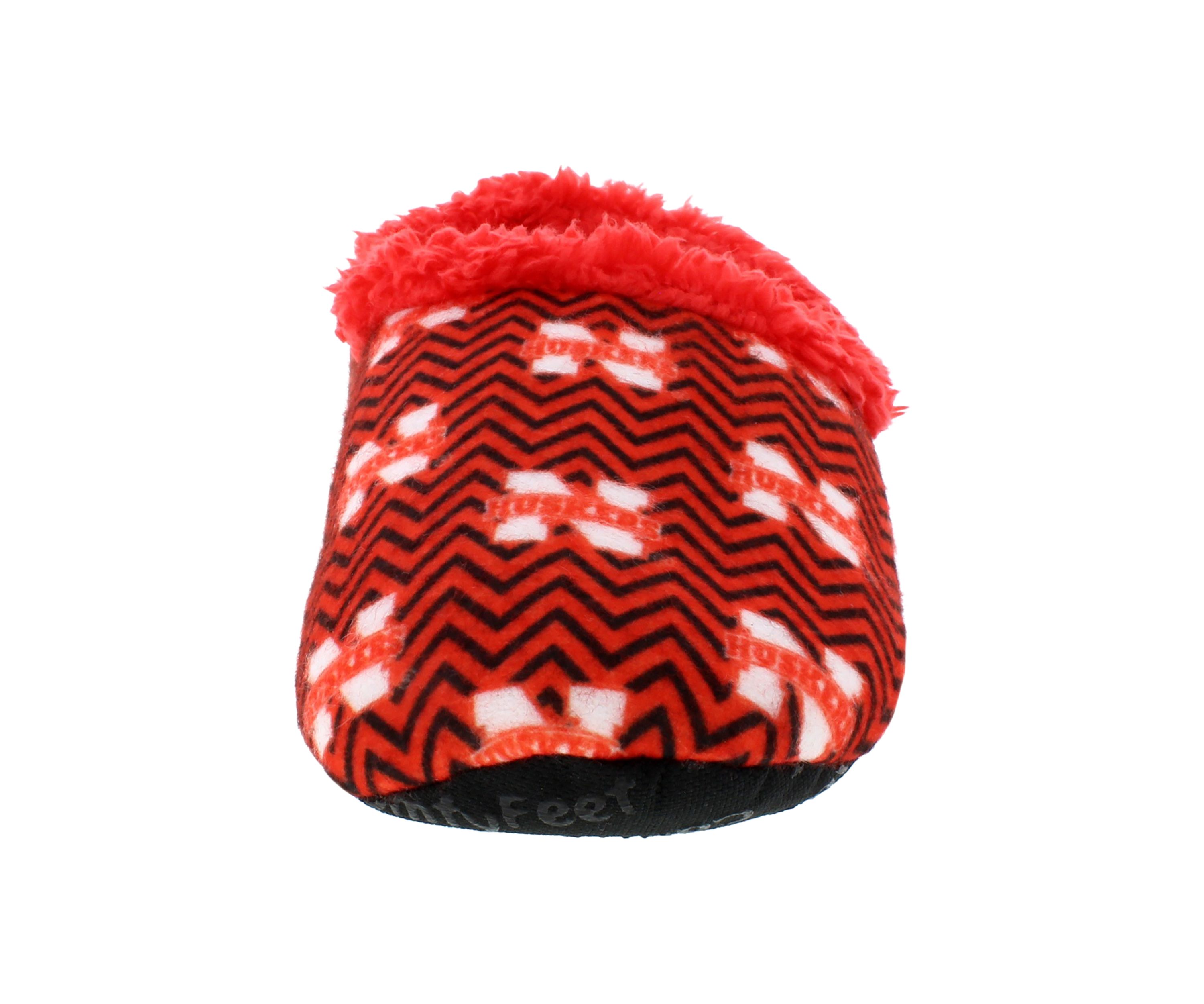 NCAA Nebraska Cornhuskers Chevron Slip On Slippers