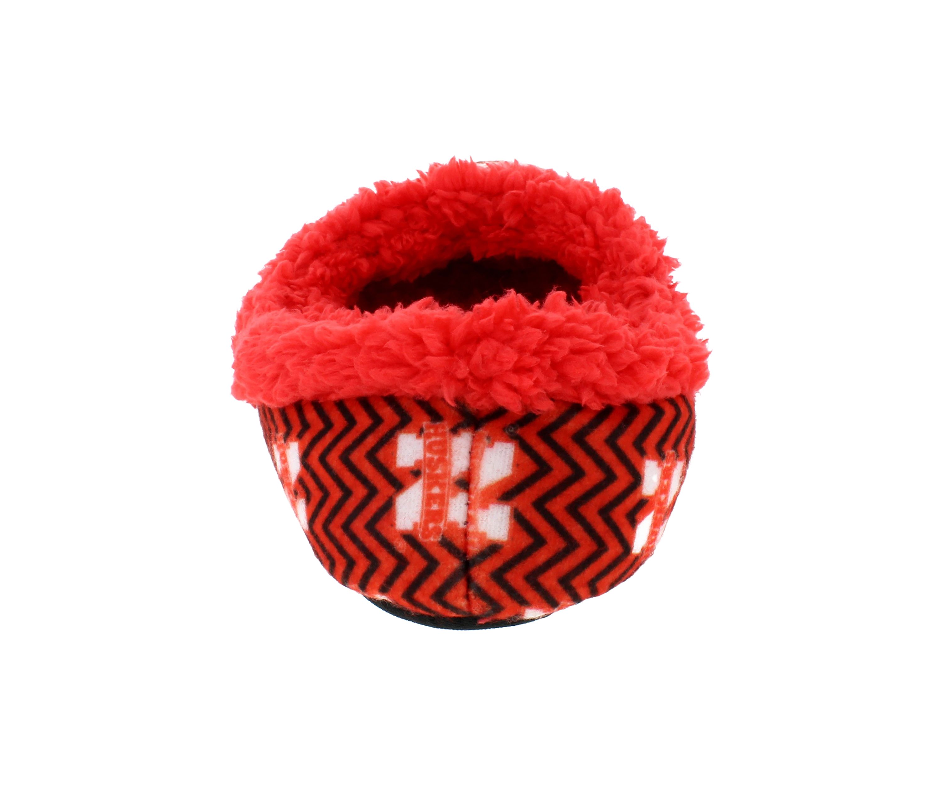 NCAA Nebraska Cornhuskers Chevron Slip On Slippers