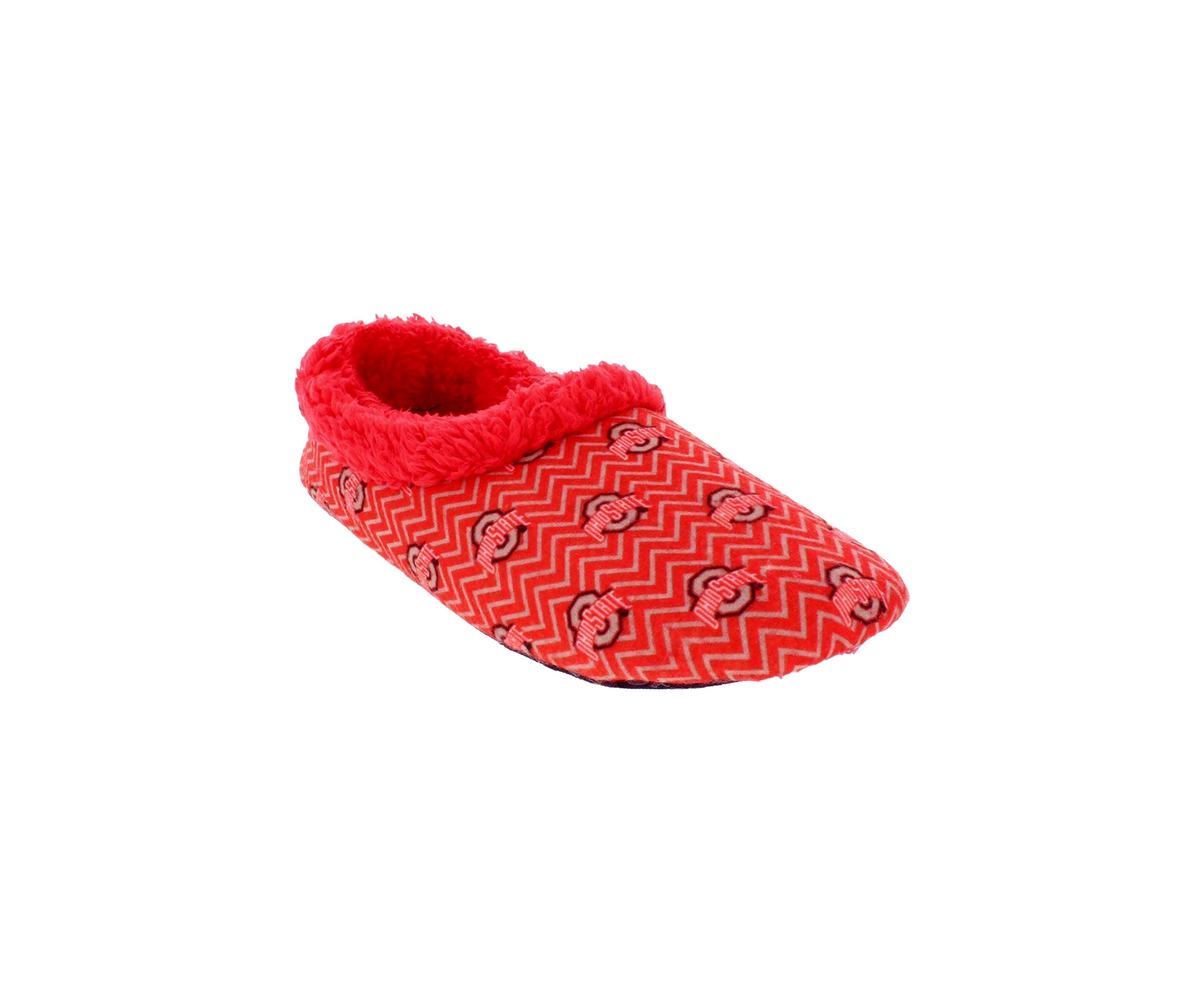 NCAA Ohio State Buckeyes Chevron Slip On Slippers