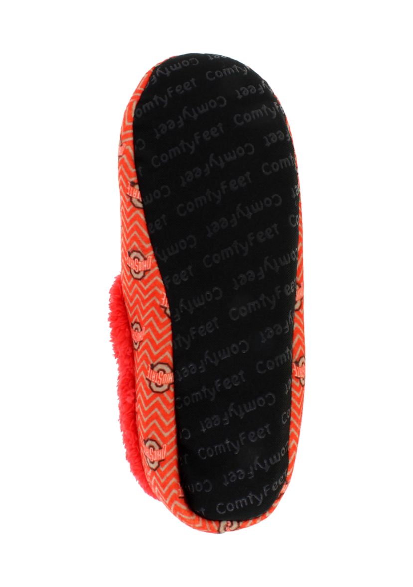 NCAA Ohio State Buckeyes Chevron Slip On Slippers