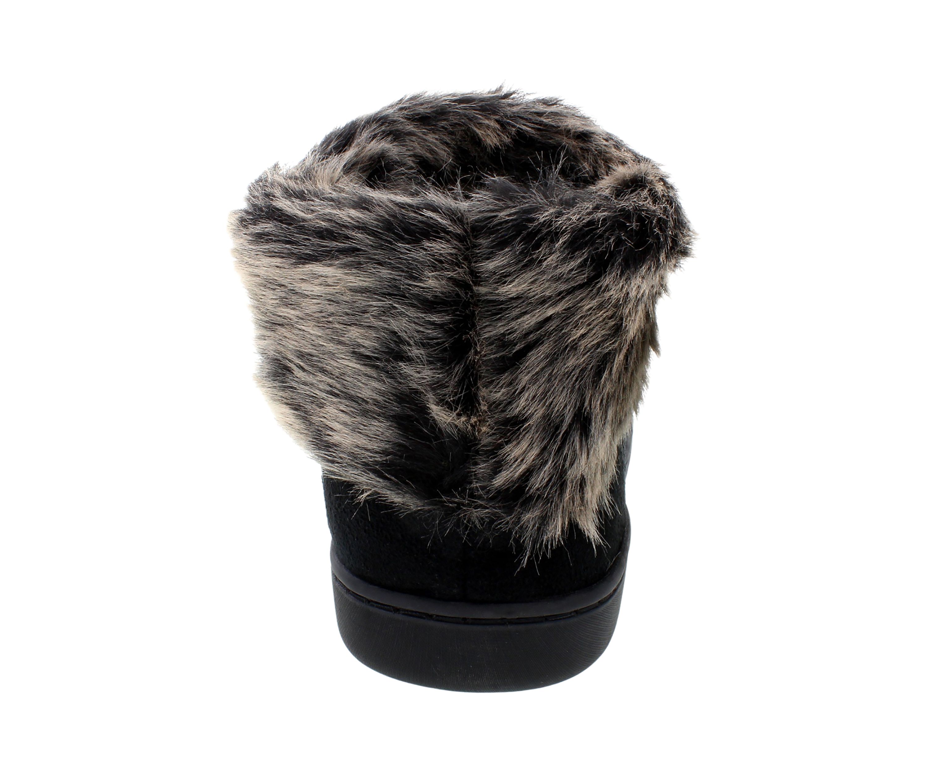 NCAA Ohio State Buckeyes Faux Sheepskin Furry Top Slippers