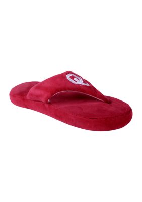 NCAA Oklahoma Sooners Comfy Flop Slippers