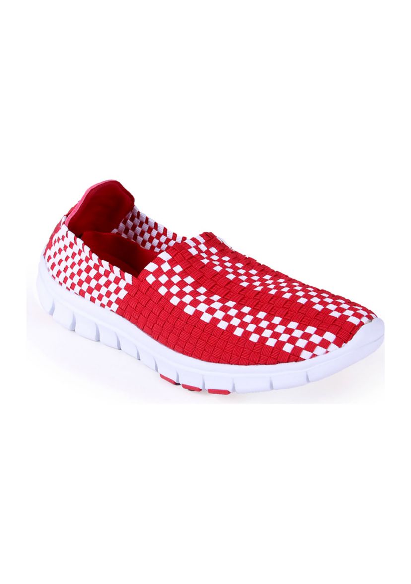 NCAA Oklahoma Sooners Woven Colors Comfy Slip On Shoes