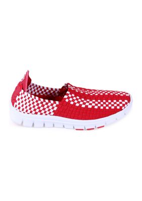 NCAA Oklahoma Sooners Woven Colors Comfy Slip On Shoes