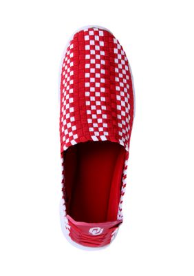 NCAA Oklahoma Sooners Woven Colors Comfy Slip On Shoes