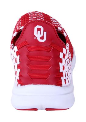NCAA Oklahoma Sooners Woven Colors Comfy Slip On Shoes