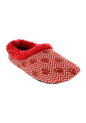 NCAA Oklahoma Sooners Chevron Slip On Slippers