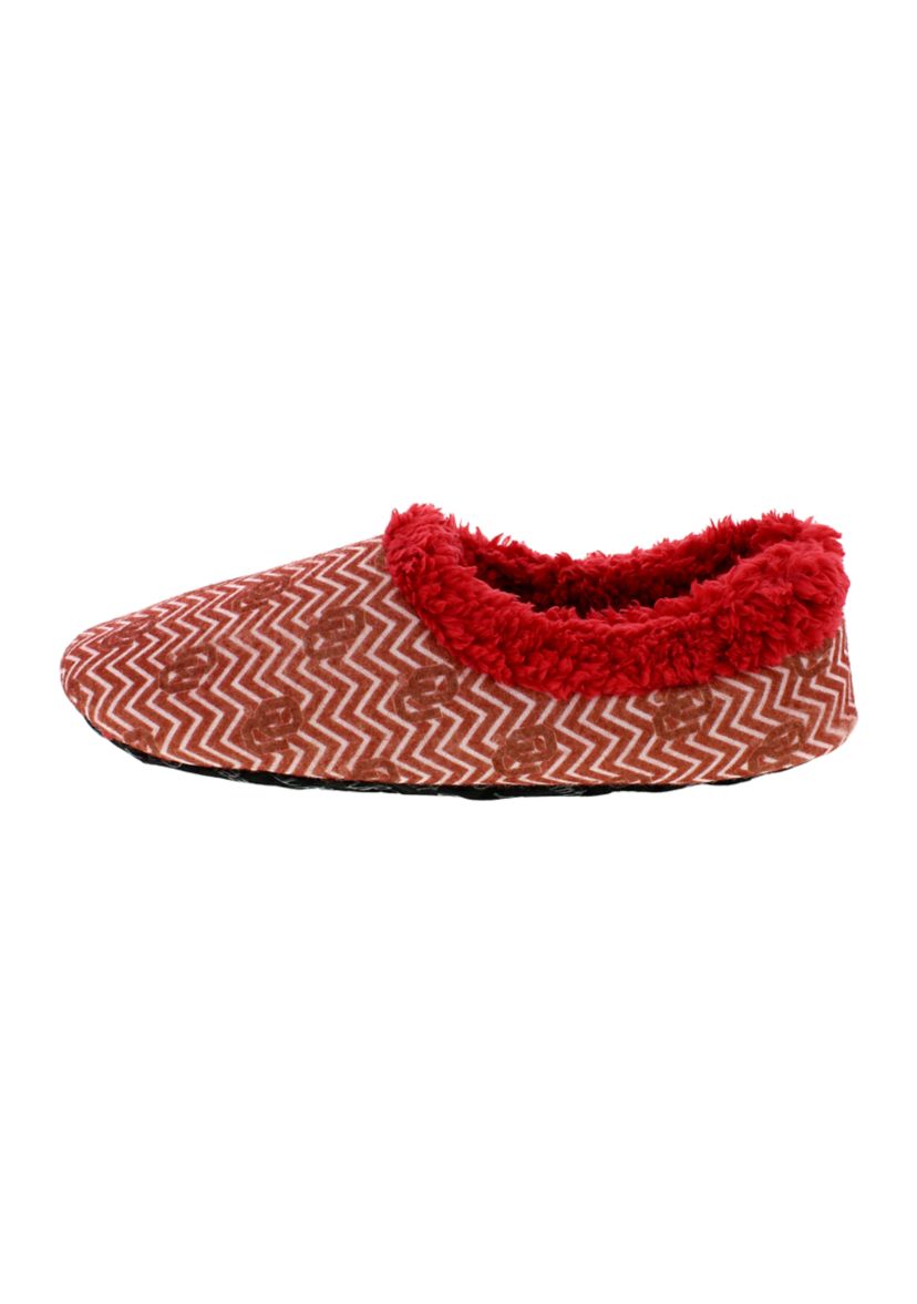 NCAA Oklahoma Sooners Chevron Slip On Slippers