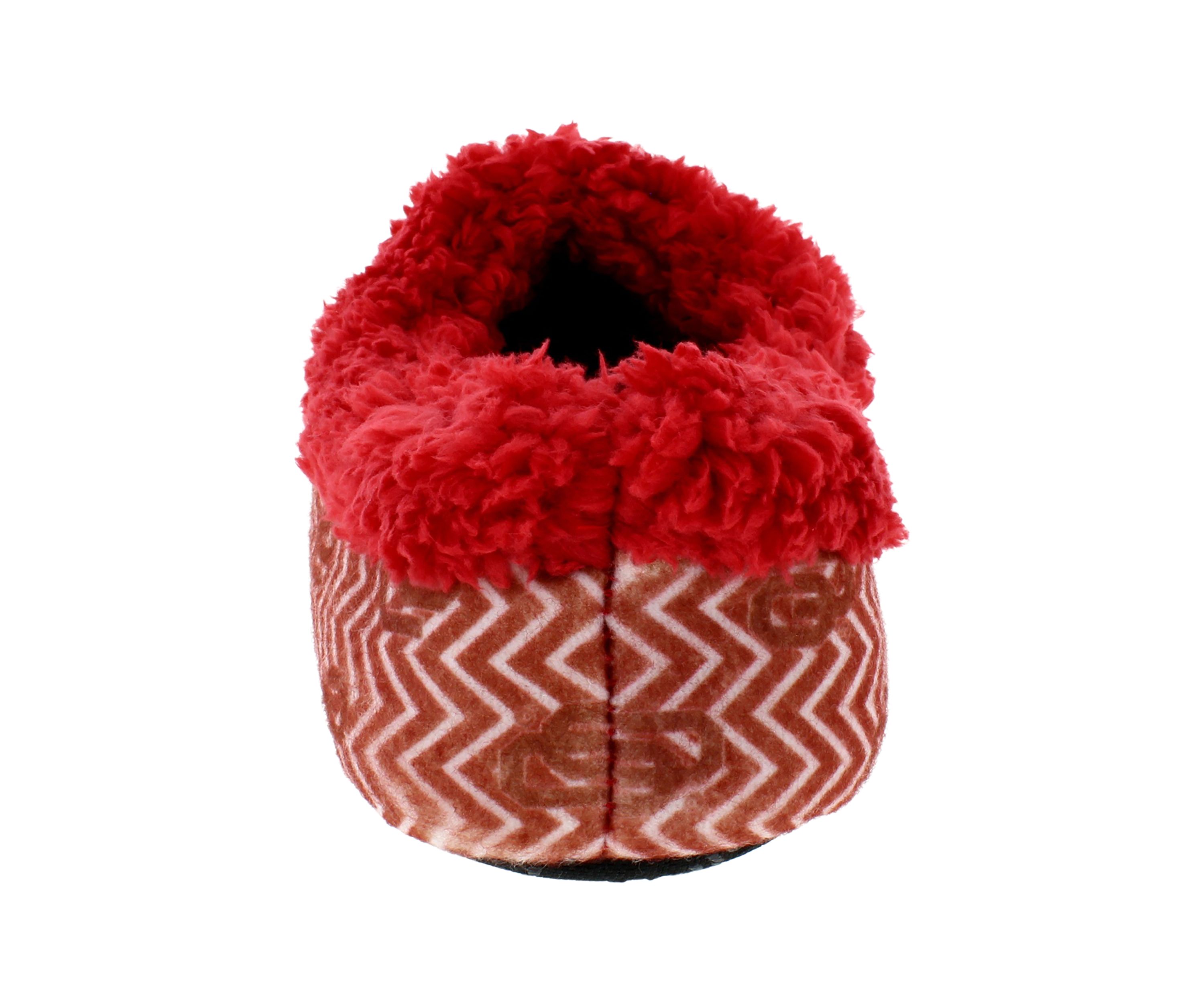 NCAA Oklahoma Sooners Chevron Slip On Slippers