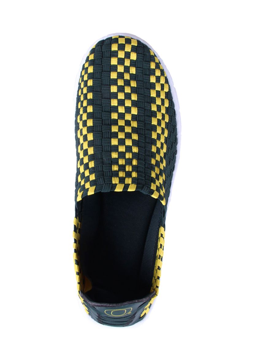 NCAA Oregon Ducks Woven Colors Comfy Slip On Shoes