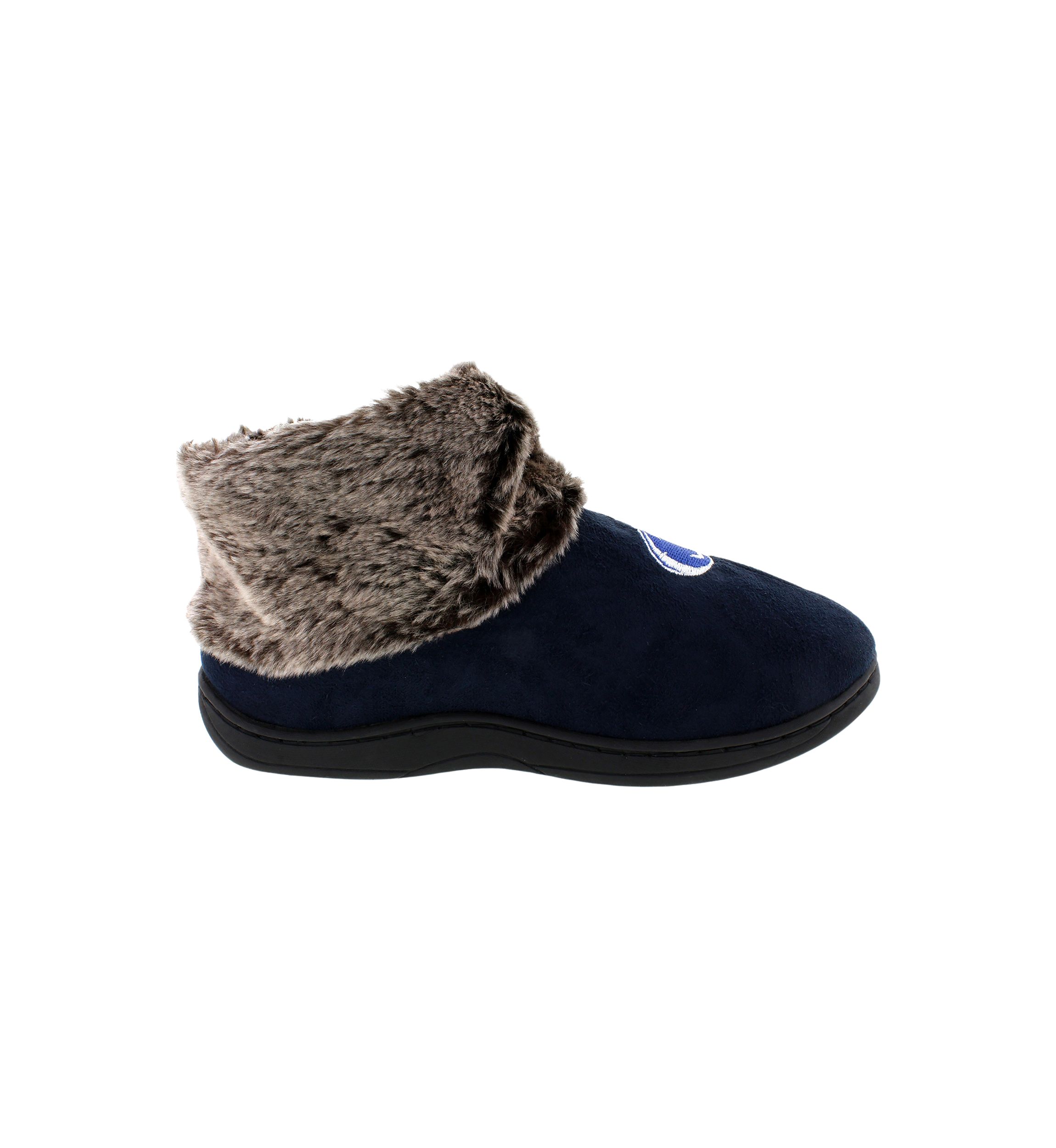 NCAA Penn State Nittany Lions Faux Sheepskin Furry Top Slippers