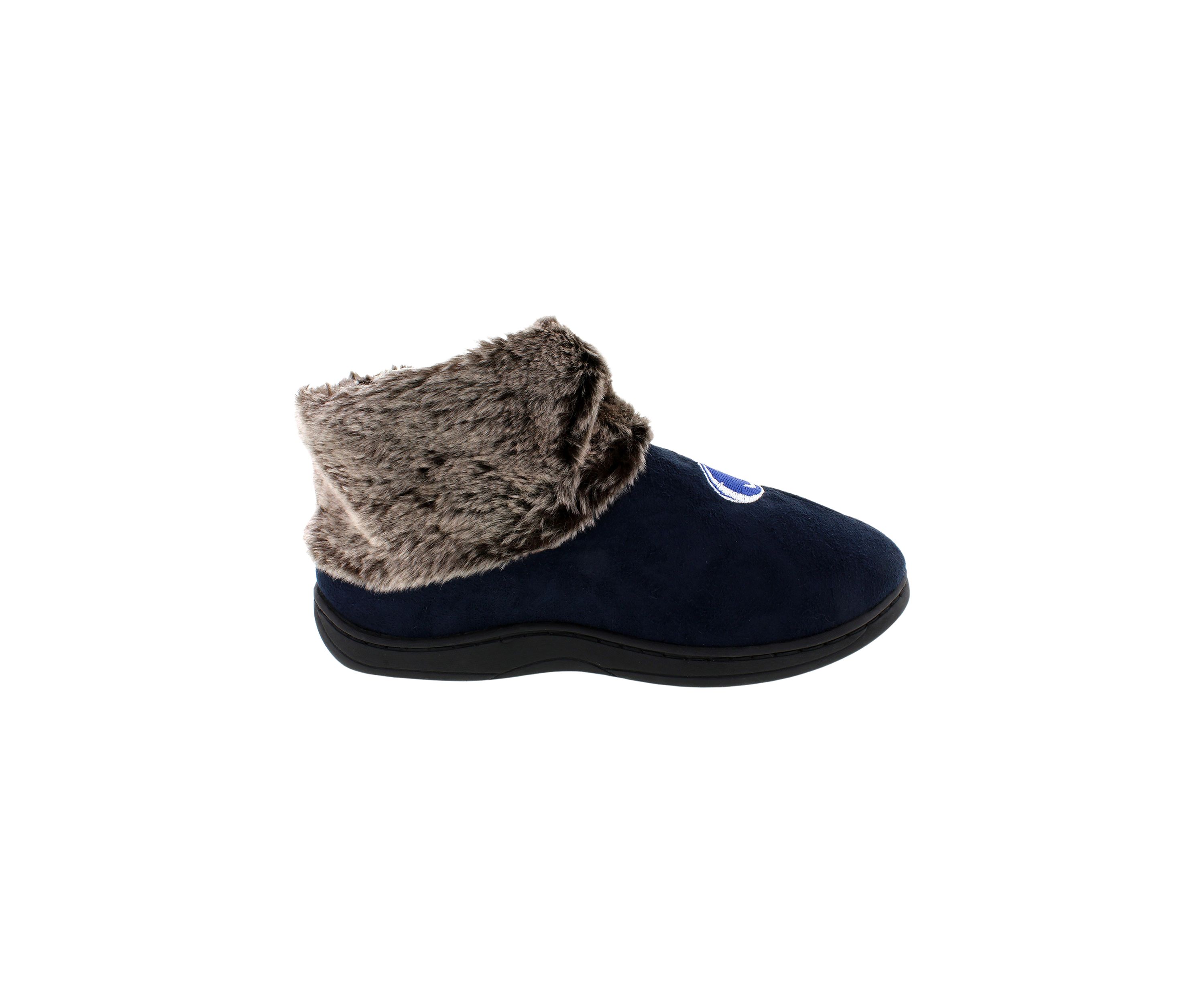 NCAA Penn State Nittany Lions Faux Sheepskin Furry Top Slippers