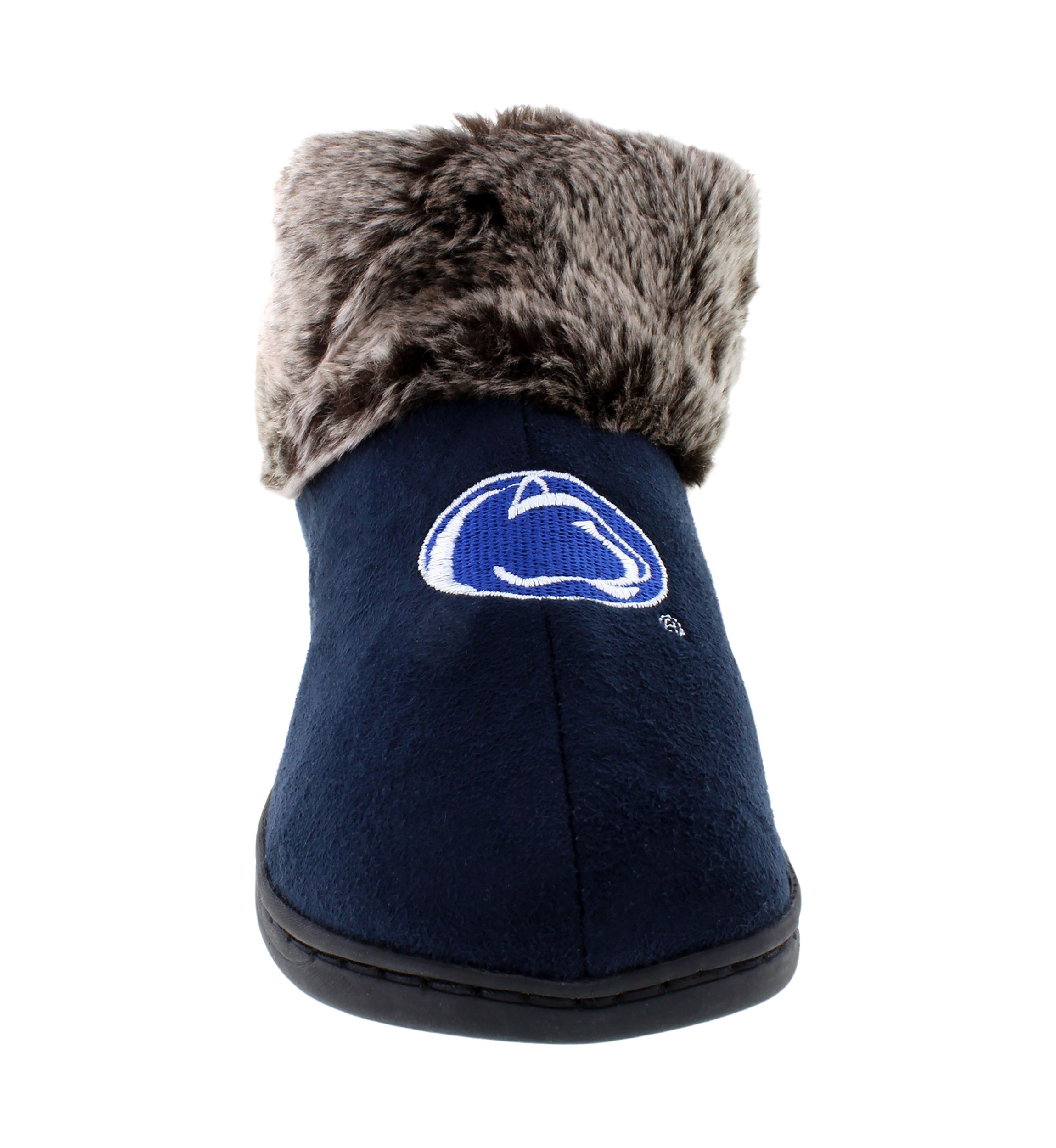 NCAA Penn State Nittany Lions Faux Sheepskin Furry Top Slippers