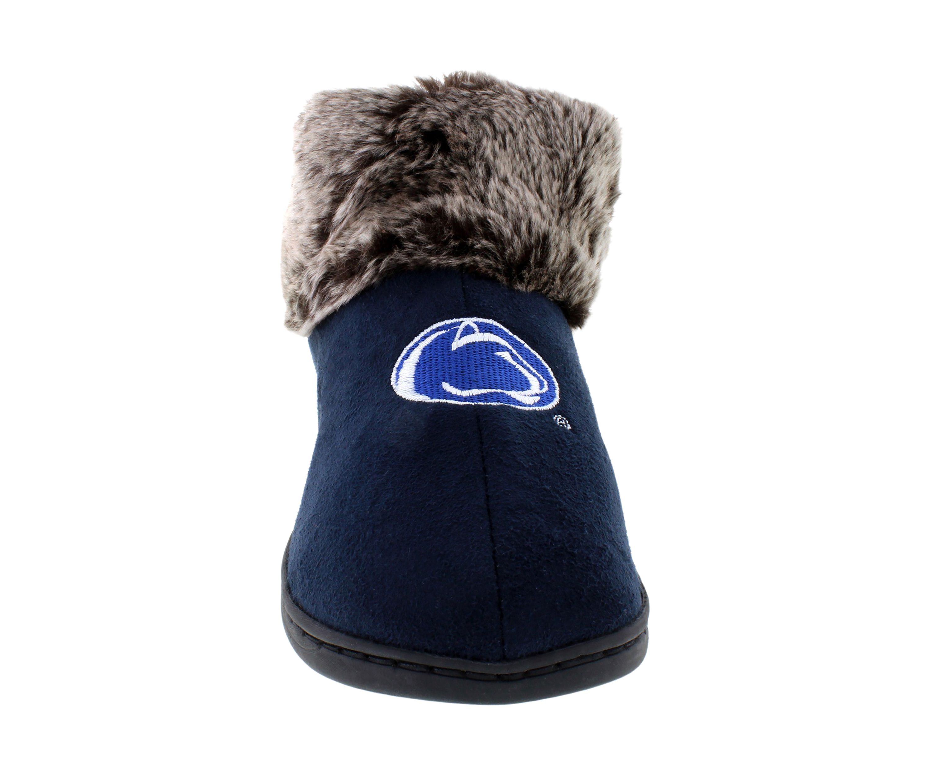 NCAA Penn State Nittany Lions Faux Sheepskin Furry Top Slippers