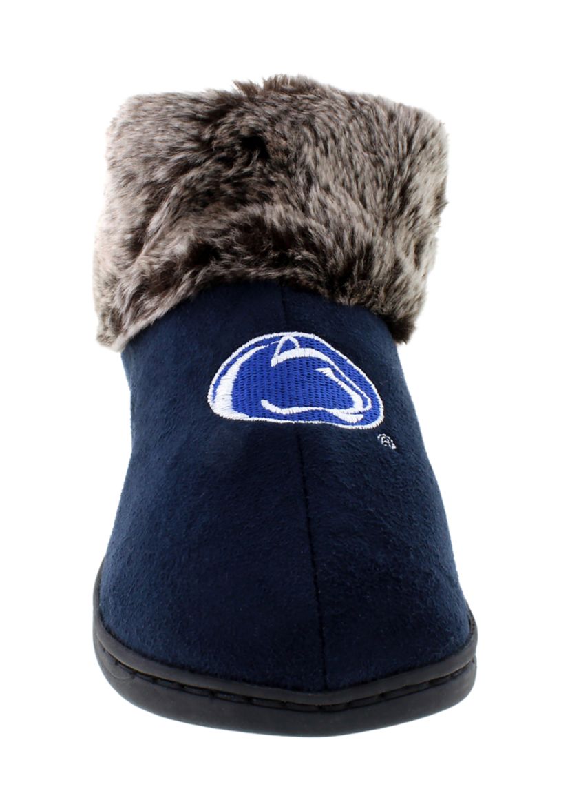 NCAA Penn State Nittany Lions Faux Sheepskin Furry Top Slippers