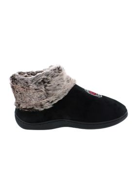 NCAA South Carolina Gamecocks Faux Sheepskin Furry Top Slippers