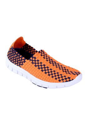 NCAA Syracuse Orange Woven Colors Comfy Slip On Shoes