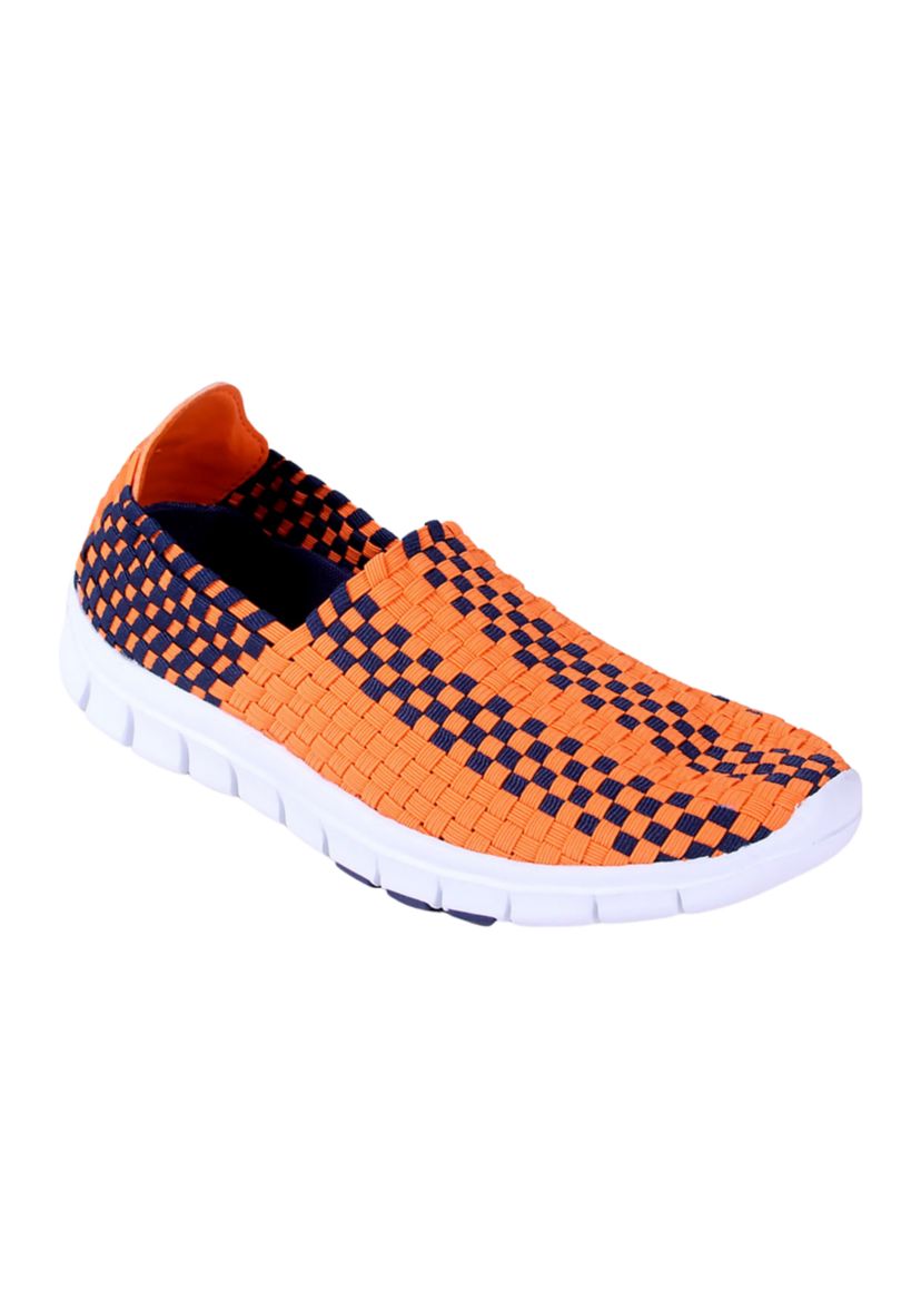 NCAA Syracuse Orange Woven Colors Comfy Slip On Shoes