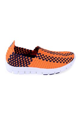 NCAA Syracuse Orange Woven Colors Comfy Slip On Shoes