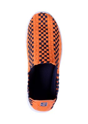 NCAA Syracuse Orange Woven Colors Comfy Slip On Shoes