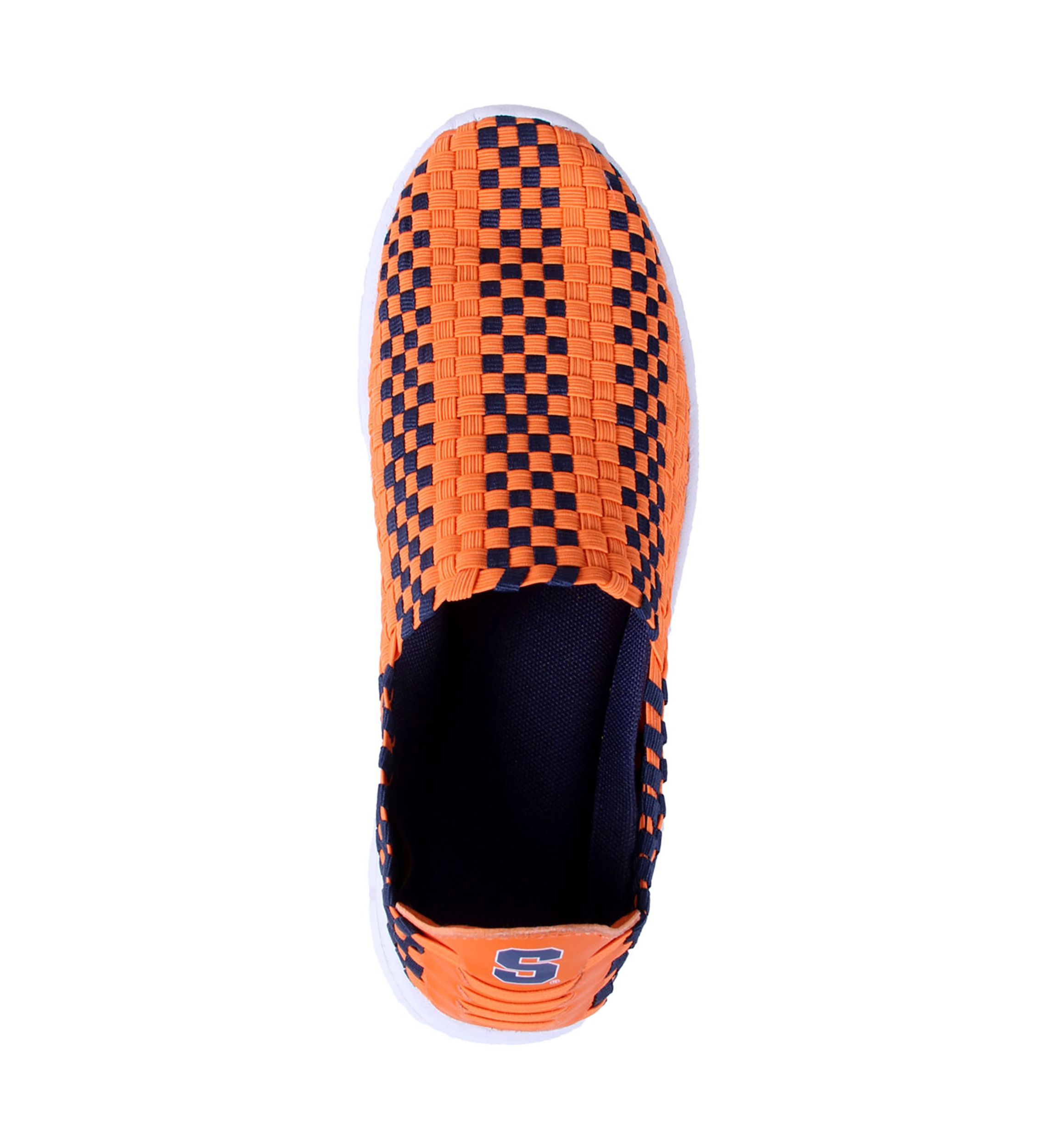 NCAA Syracuse Orange Woven Colors Comfy Slip On Shoes
