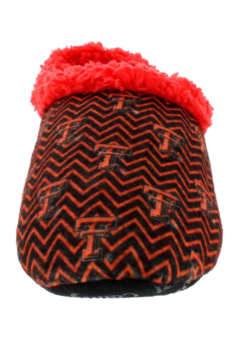 NCAA Texas Tech Red Raiders Chevron Slip On Slippers